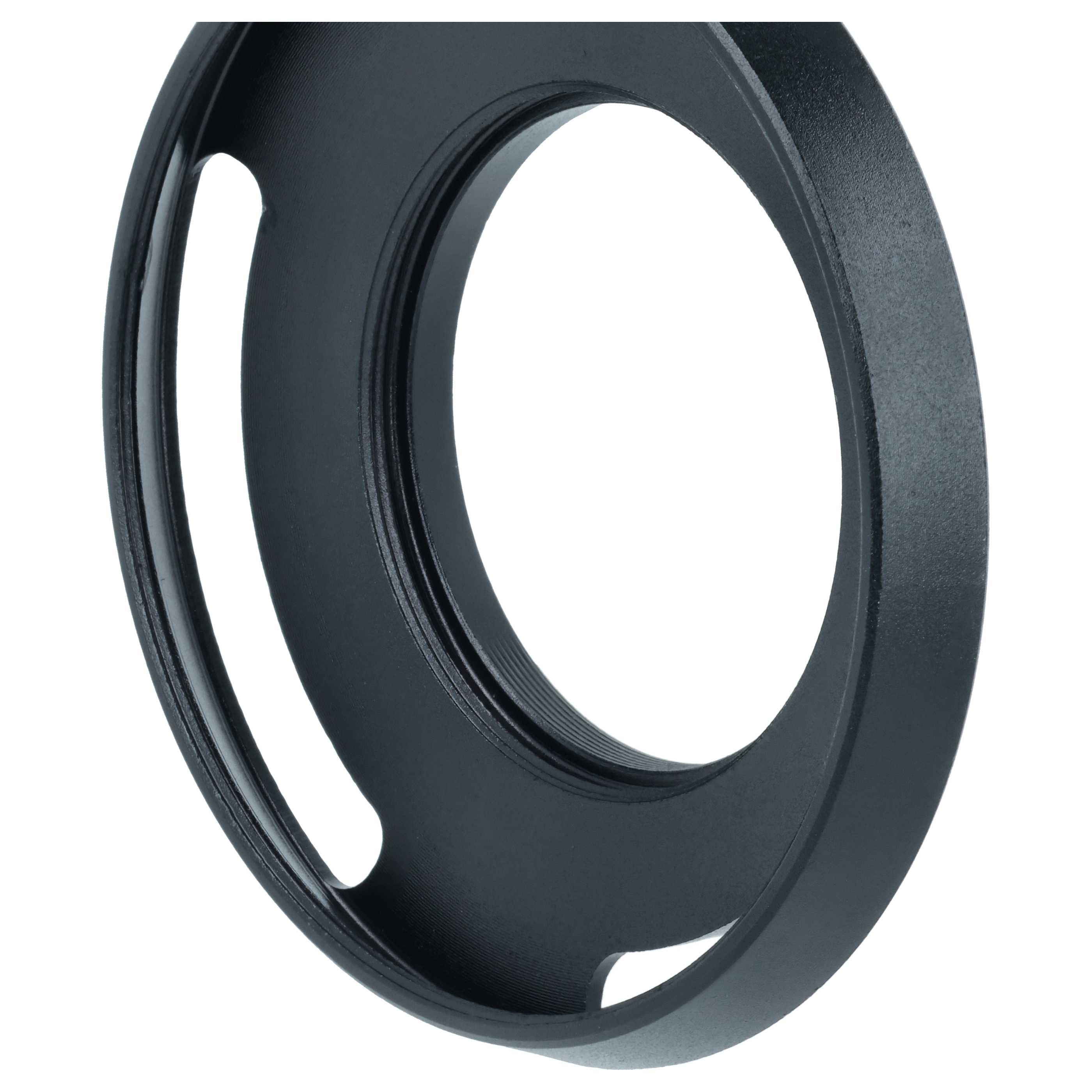 Lens Hood replaces LH-37EP II for Panasonic Lenses with 37 mm Diameter etc., metal, black