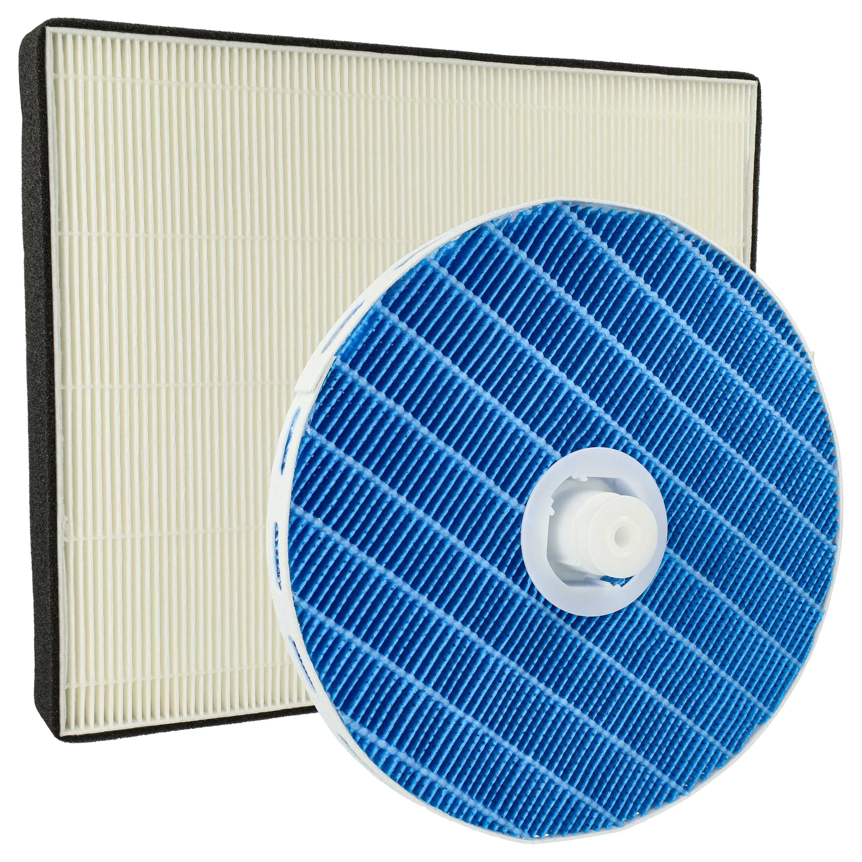 2 Part Filter Set replaces Philips 08710103760825 for Air Purifier - humidifier element, filter