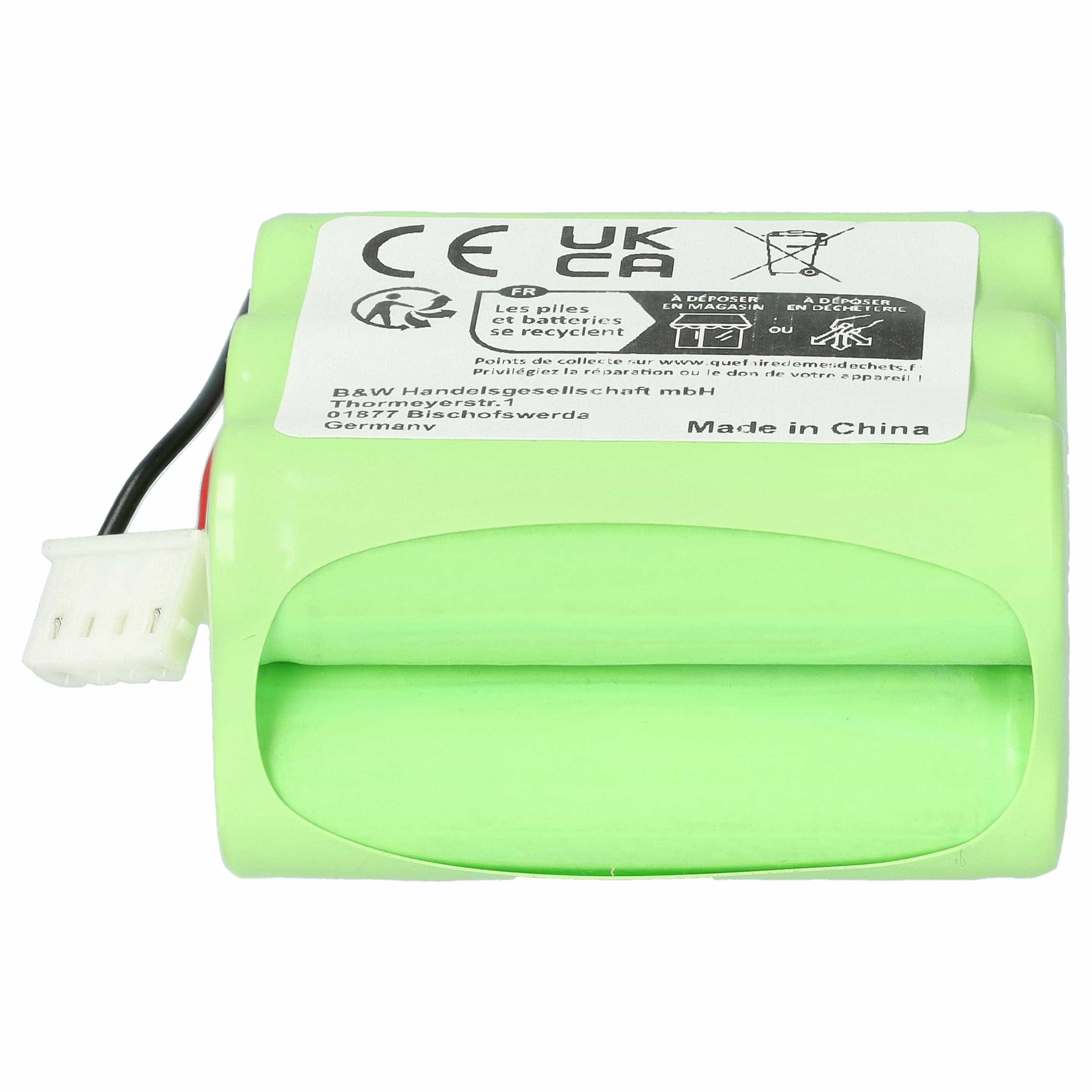 Battery replaces AEG GPHC152M07 for Dirt etc. 1500mAh, 7.2V, NiMH