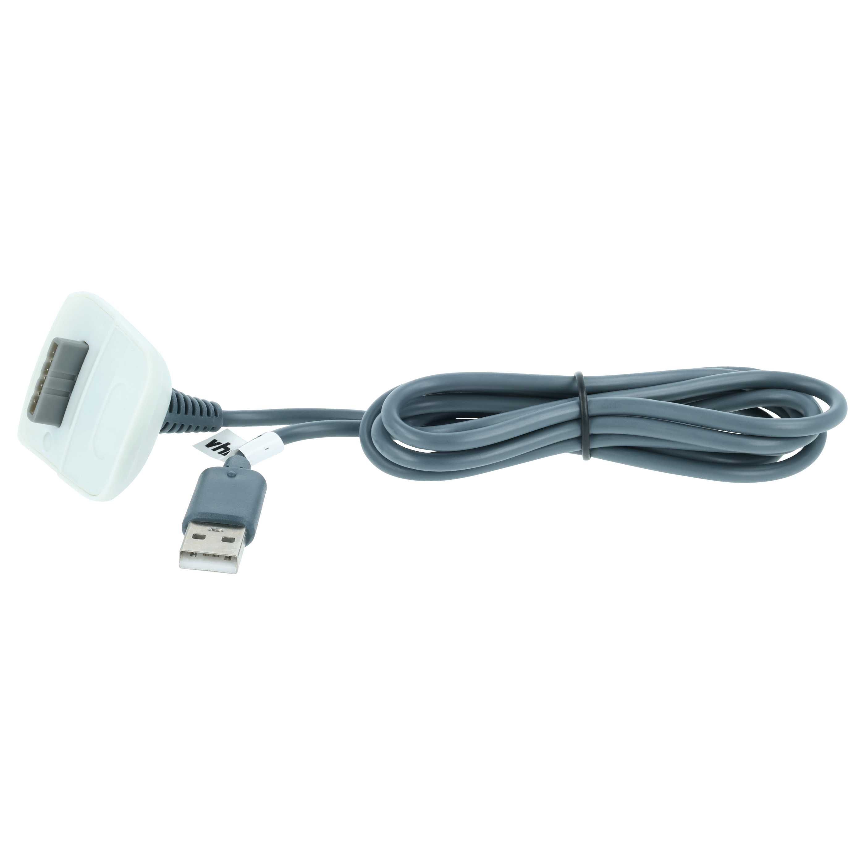 Cavo di ricarica USB per controller per console di gioco Microsoft Xbox 360 - 1,4 m grigio