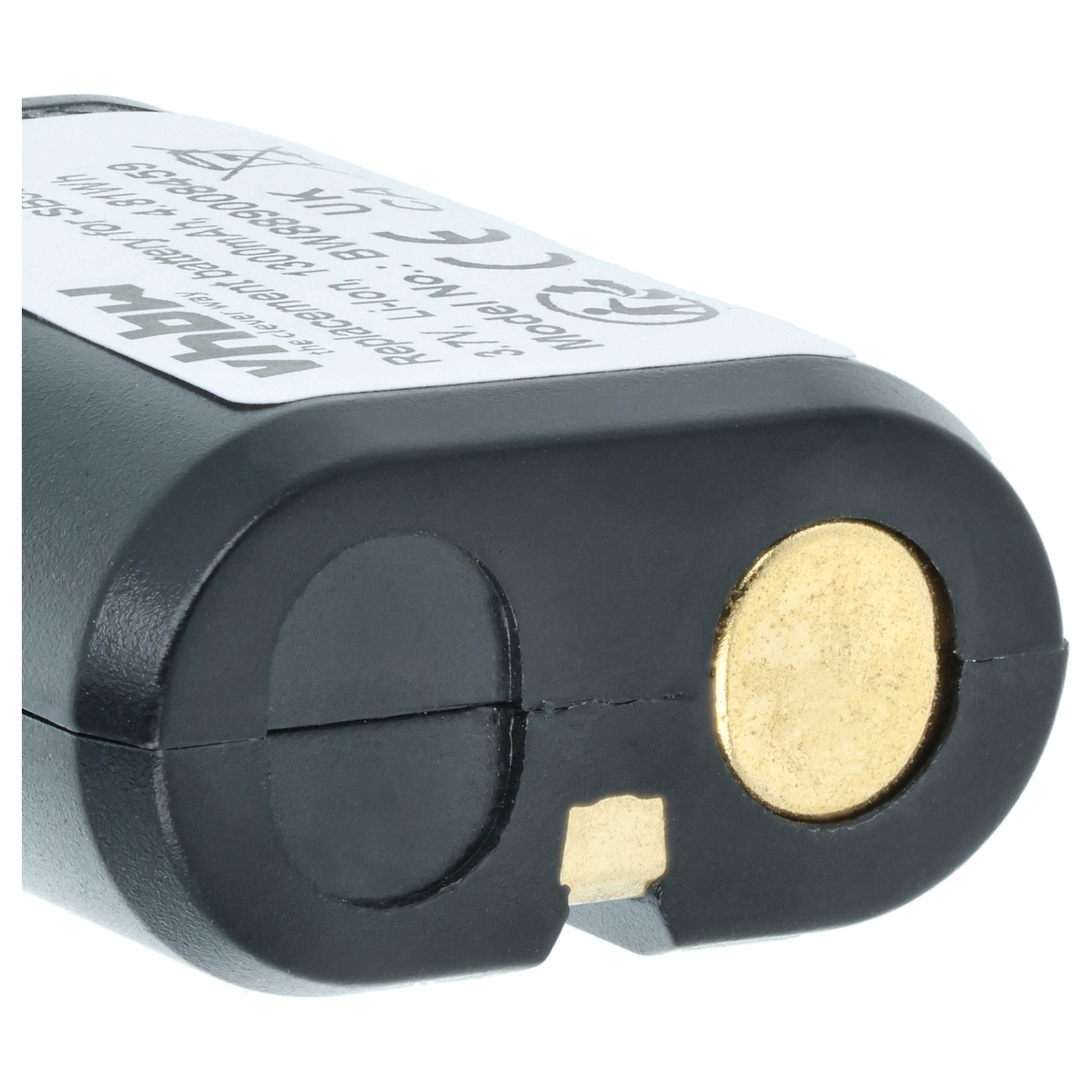 2x Batteries remplace Shure SB900A, 95A42465, SB900 pour système radio numérique Shure - 1300mAh 3,7V Li-ion