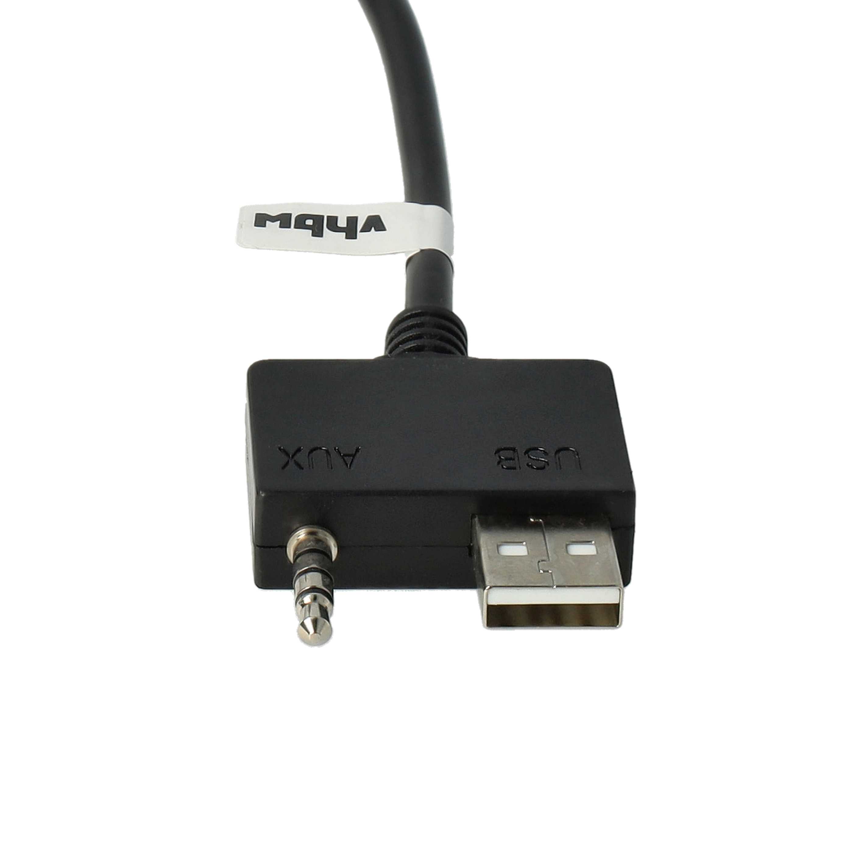 AUX Audio Adapter Kabel als Ersatz für 9999Z-01160, 96125-1H500 Auto Radio u.a. - USB