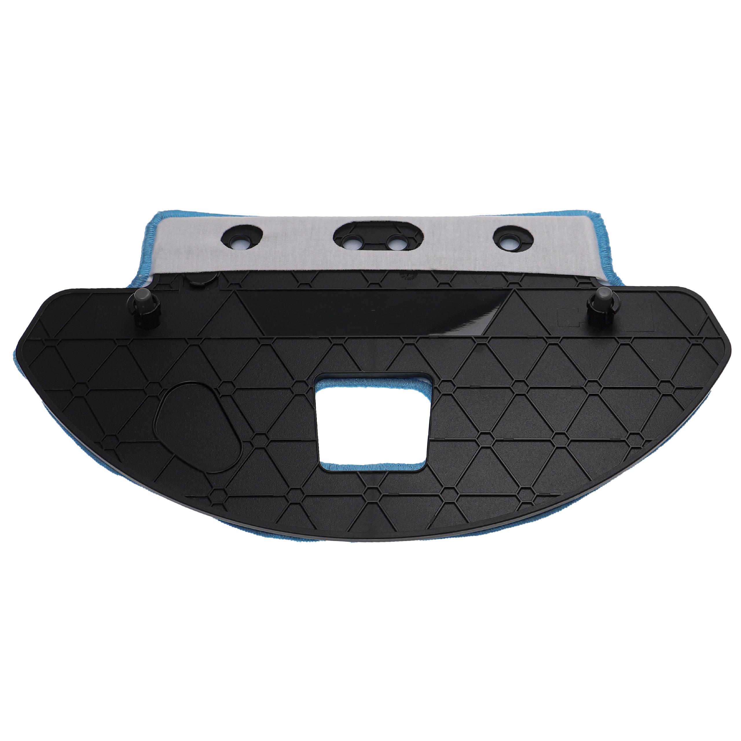 Water Tank Support (incl. Mopping Pad) suitable for Ecovacs Deebot Ozmo 930 Robot Vacuum Cleaner - plastic, bl