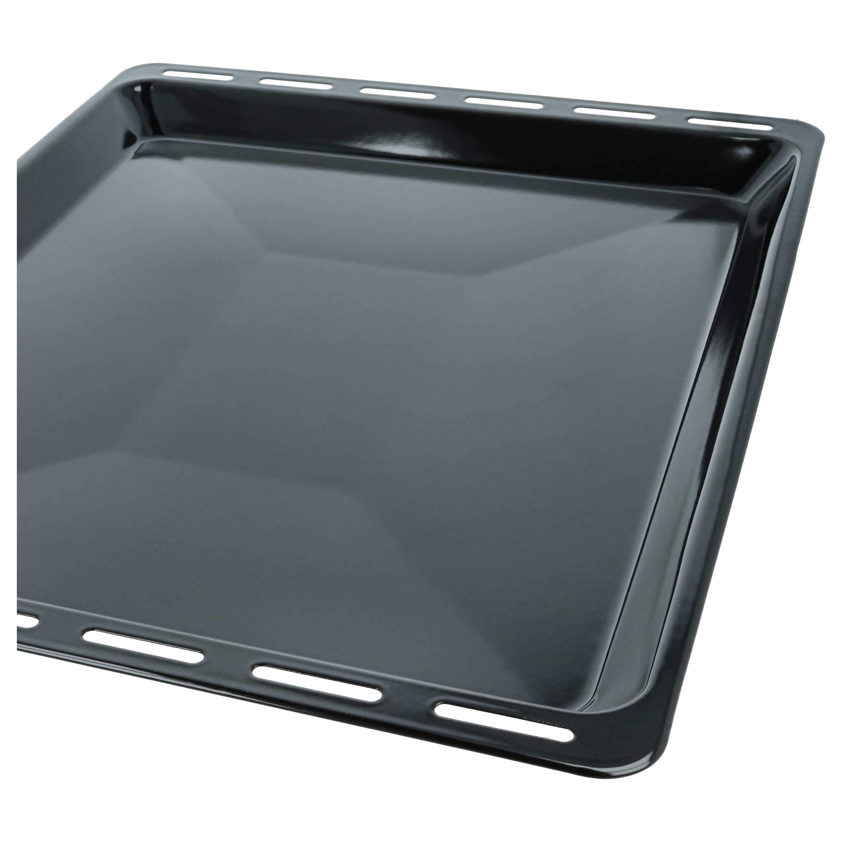 Plaque remplace Amica 00434175, 00435847, 00574876, 00574912 pour four - 46,5 x 37 x 3 cm, anti-adhésif noir