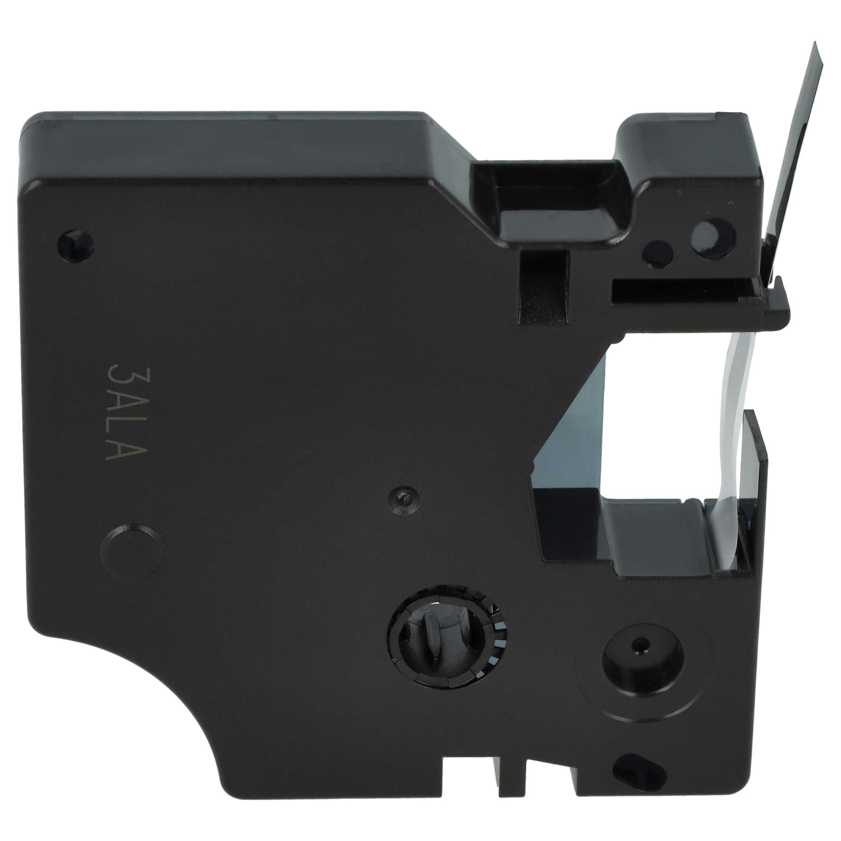 Label Tape replaces Dymo D1, 43621 - 6 mm White to Black