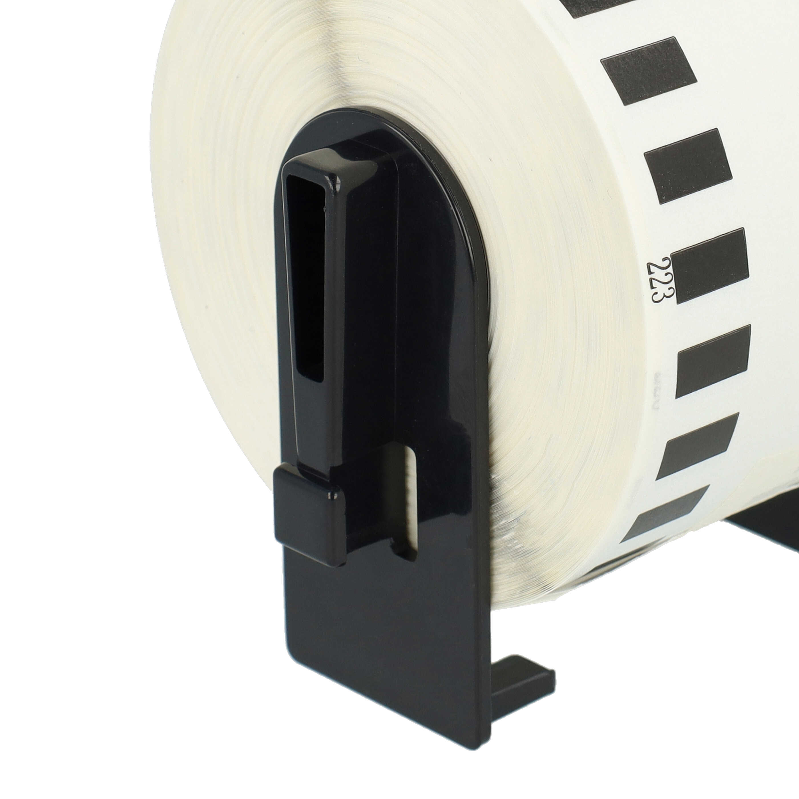 3x Label Roll replaces Brother DK-22223 Labeller - Premium 50 mm x 30.48 m + Holder