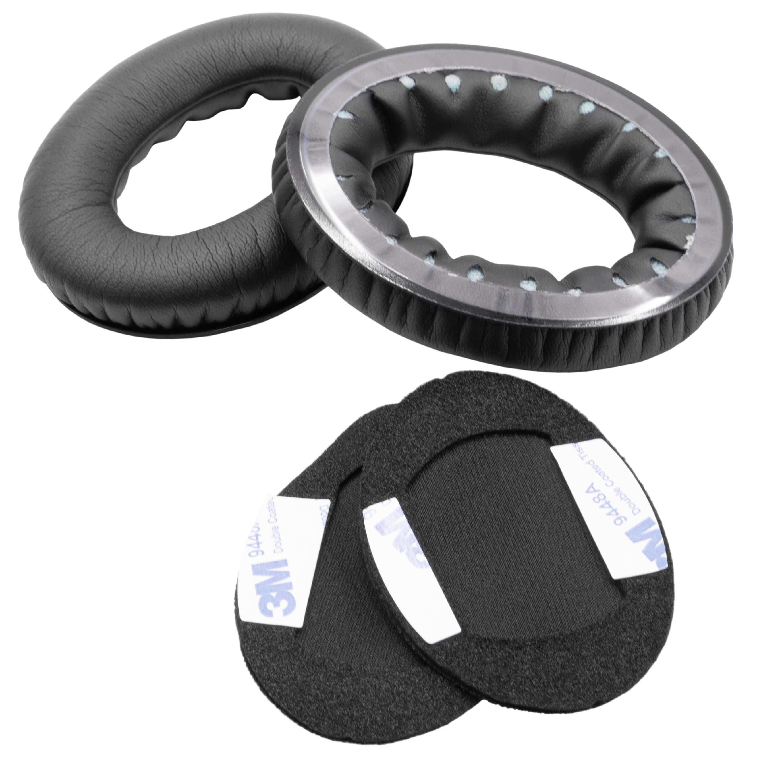 Coussinets d'oreille pour casque Bose Around-Ear - polyuréthane / mousse noir