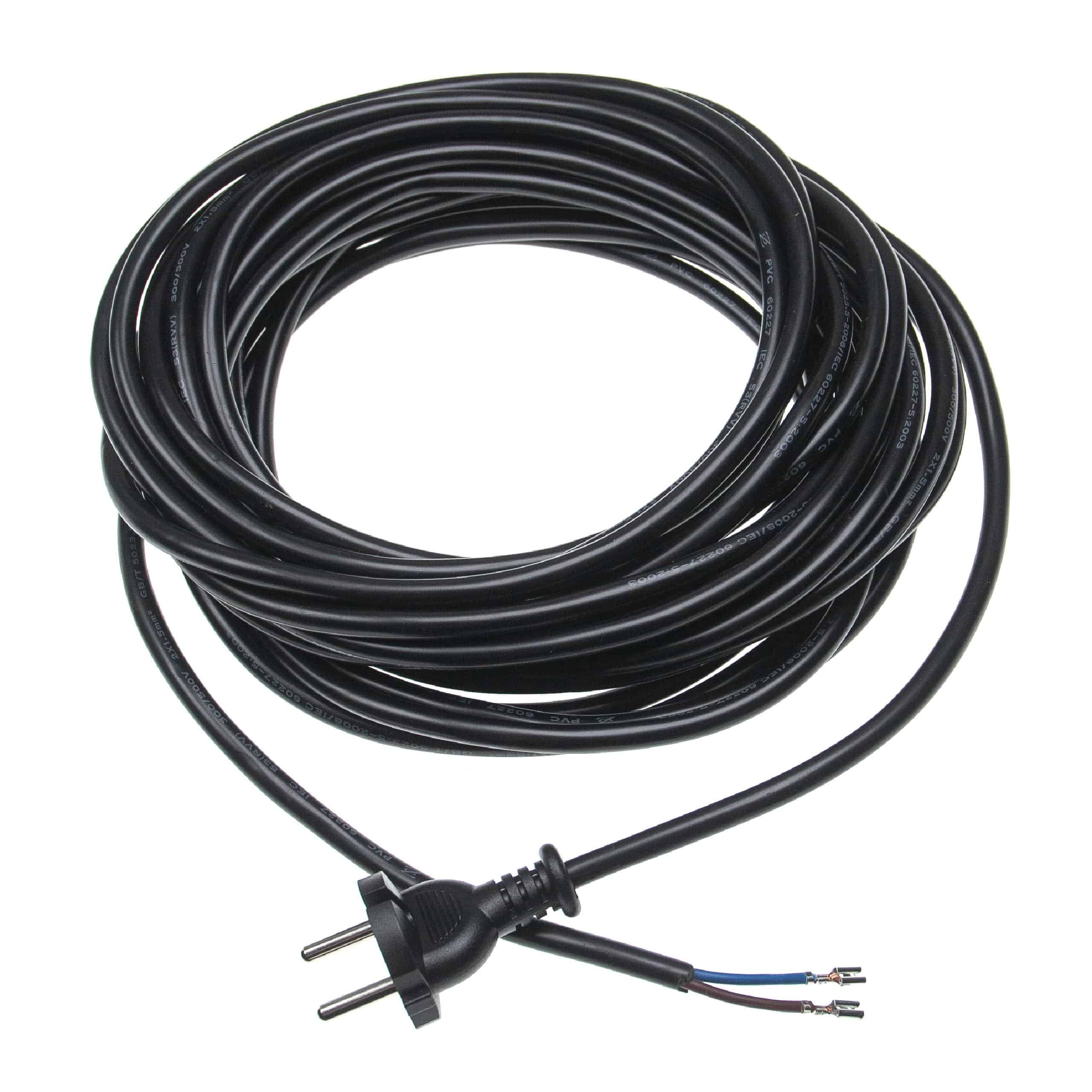 Power Cable replaces Sebo 7128SR, 5260DG for Thomas Vacuum Cleaner etc. - 10 m Cable 2000 W