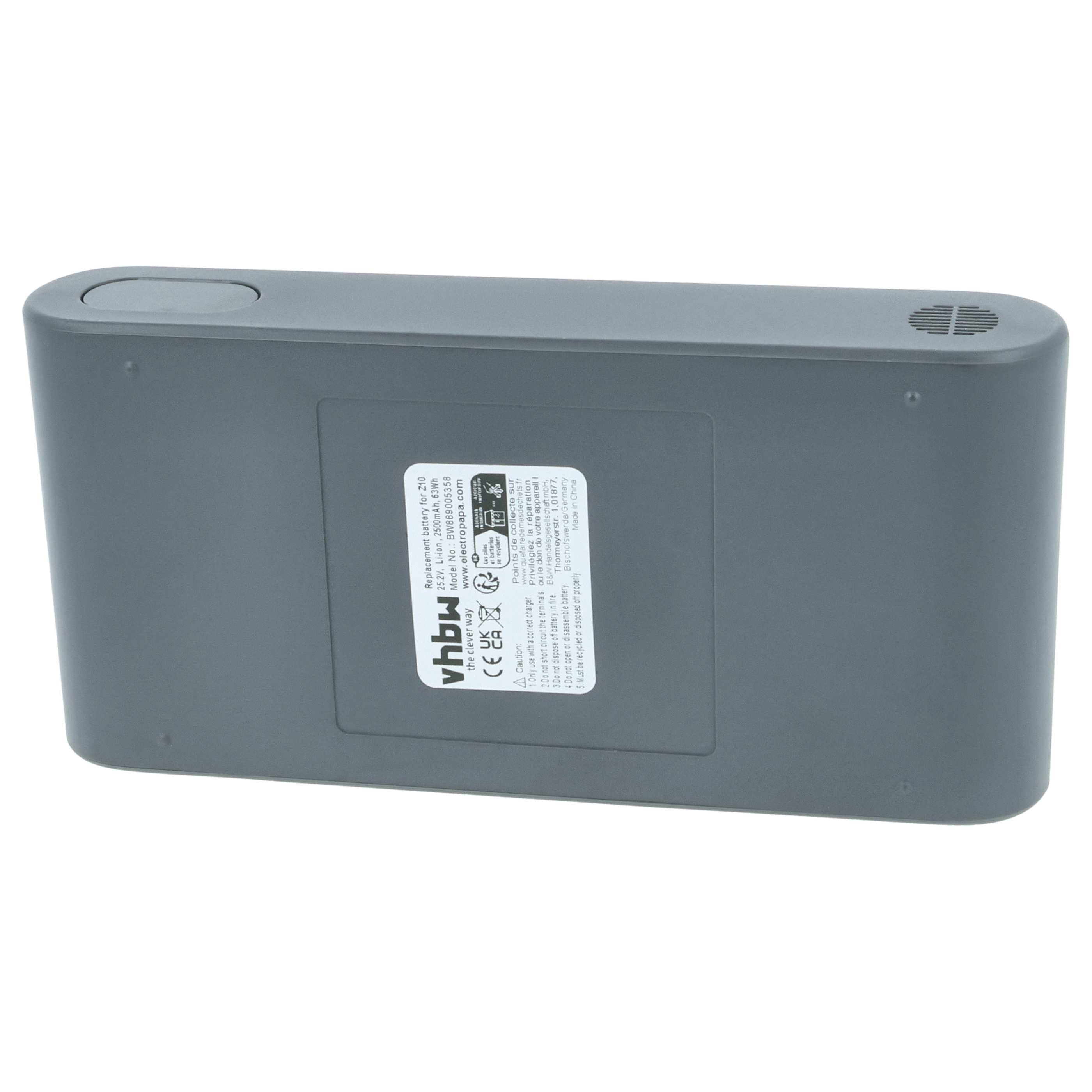 Battery replaces Dreame V2308-7S1P-BCA for Dreame 2500mAh, 25.2V, Li-Ion