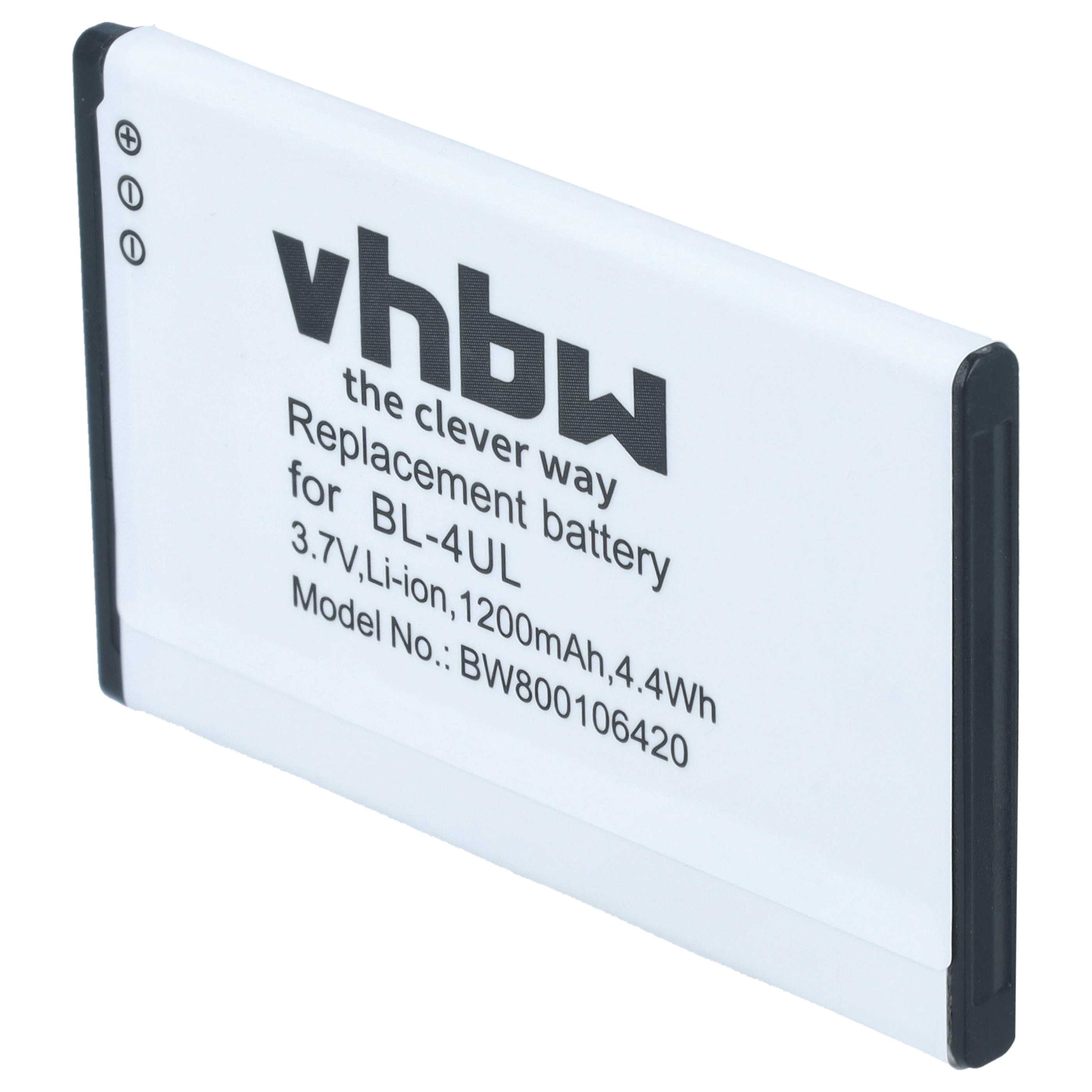 Akumulator do telefonu smartfona zamiennik Nokia BL-4UL, BL-4WL - 1200 mAh 3,7 V Li-Ion