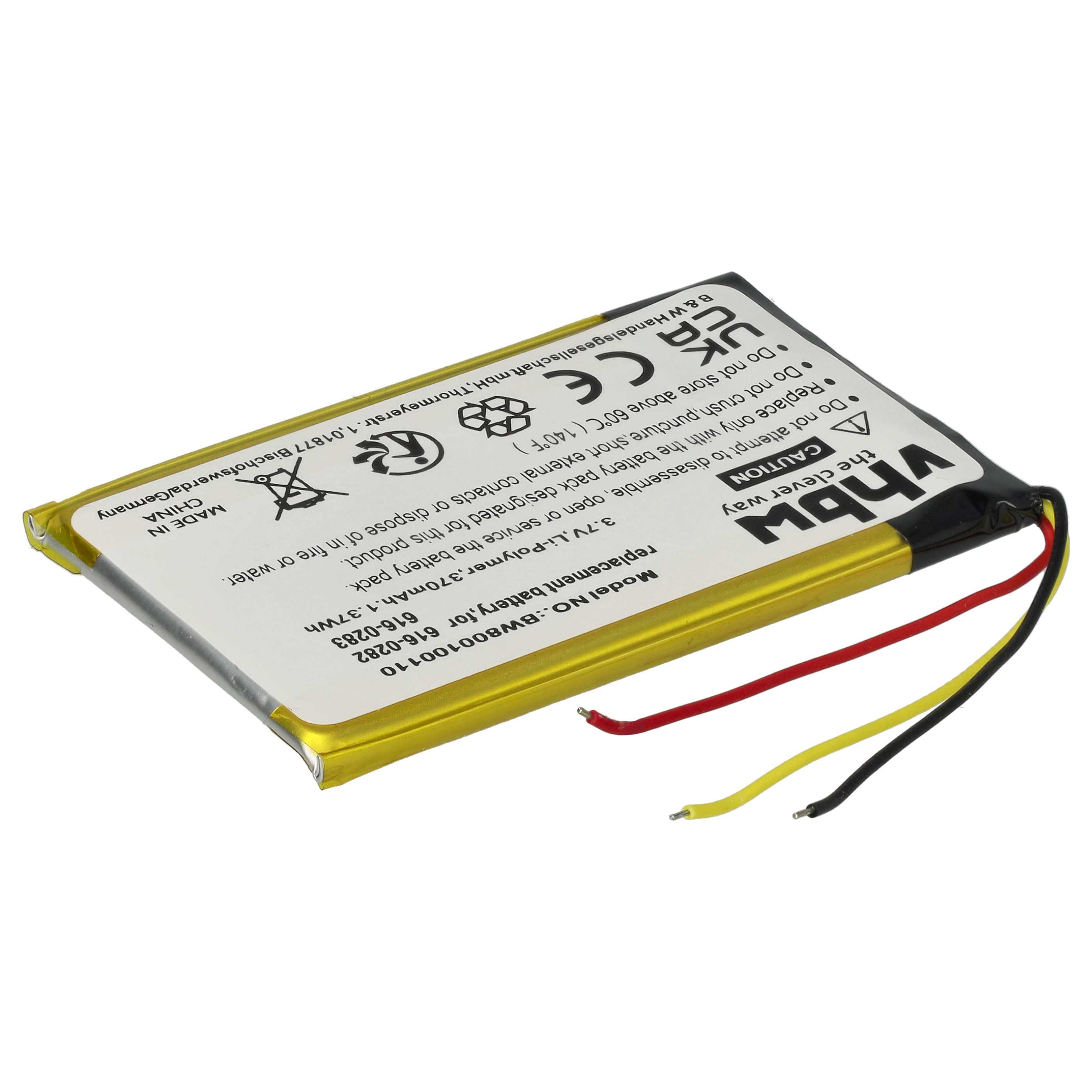 MP3-Player-Akku als Ersatz für Apple 616-0283, 616-0287, 616-0282, 616-0292 für Apple - 400mAh 3,7V Li-Polymer