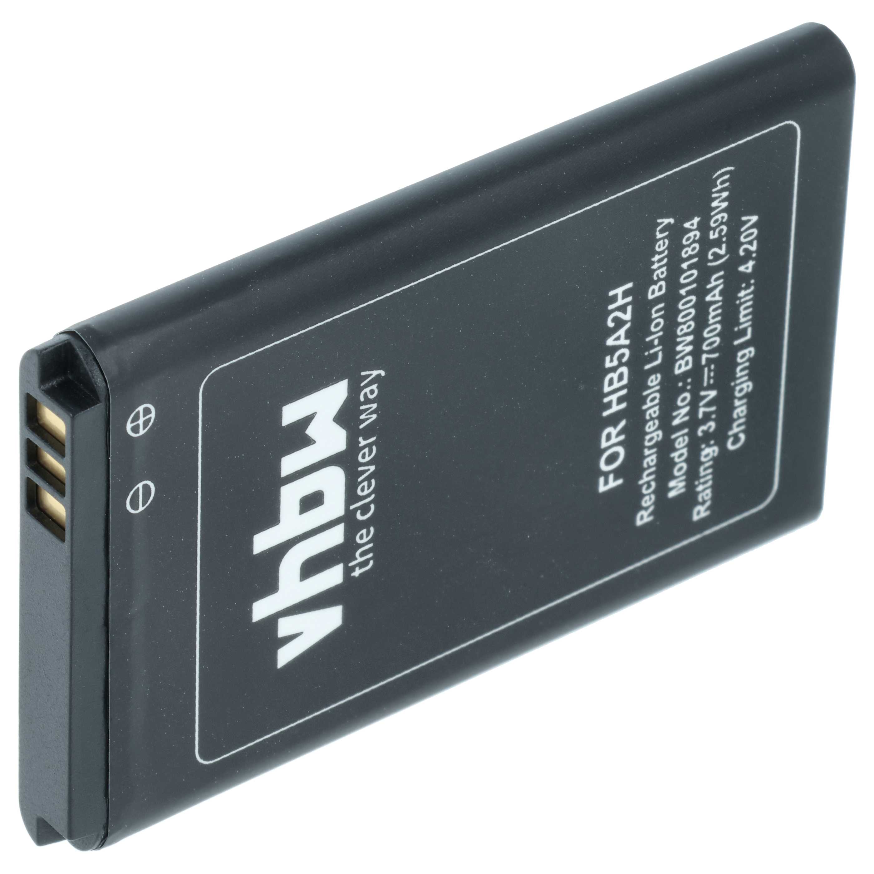 Batteria sostituisce Huawei HB5A2H per cellulare - 1100mAh 3,7V Li-Ion 