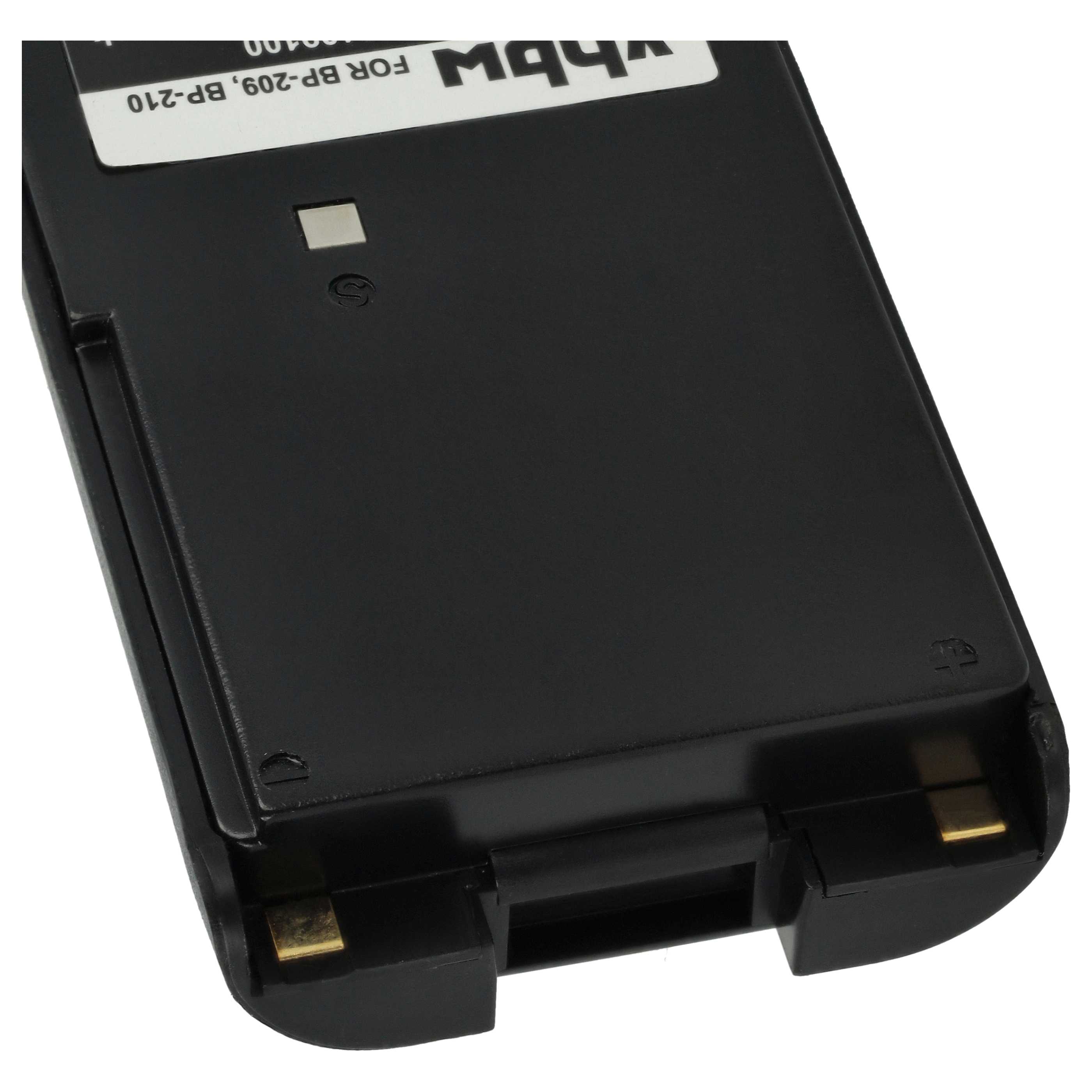 Radio Battery replaces BP-209, BP-211, BP-210N, BP-209N, BP-210, BP-211N - 2300 mAh 7.2 V NiMH + Belt Clip