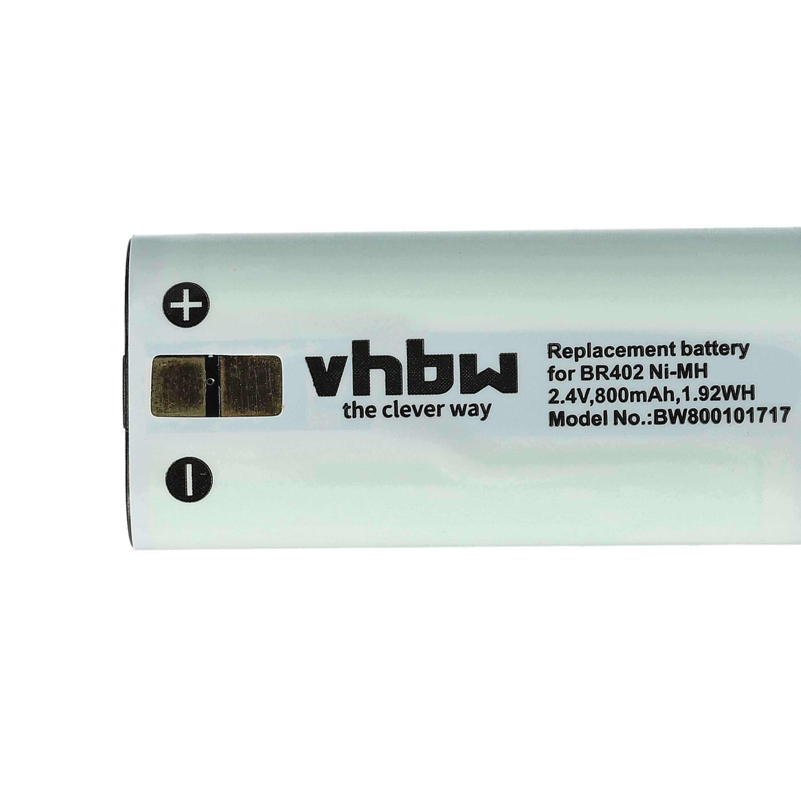 Dictaphone 3x Battery replaces Olympus BR403, BR402 - 800 mAh 2.4 V NiMH