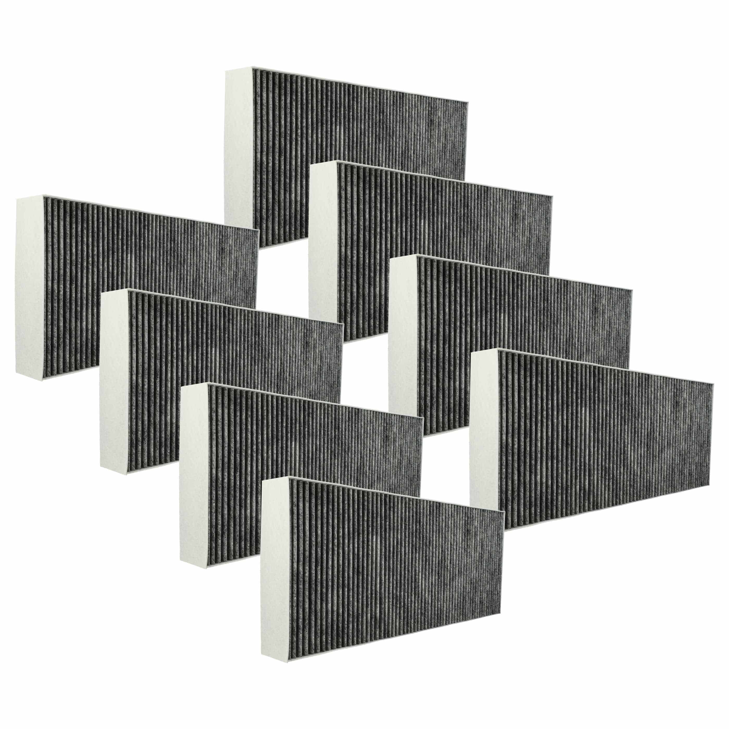 8x Filtres à charbon actif remplace Bosch 9001171882, DWZ1IX1B6, AS-AZKF3900, 17004082 pour hotte Bosch