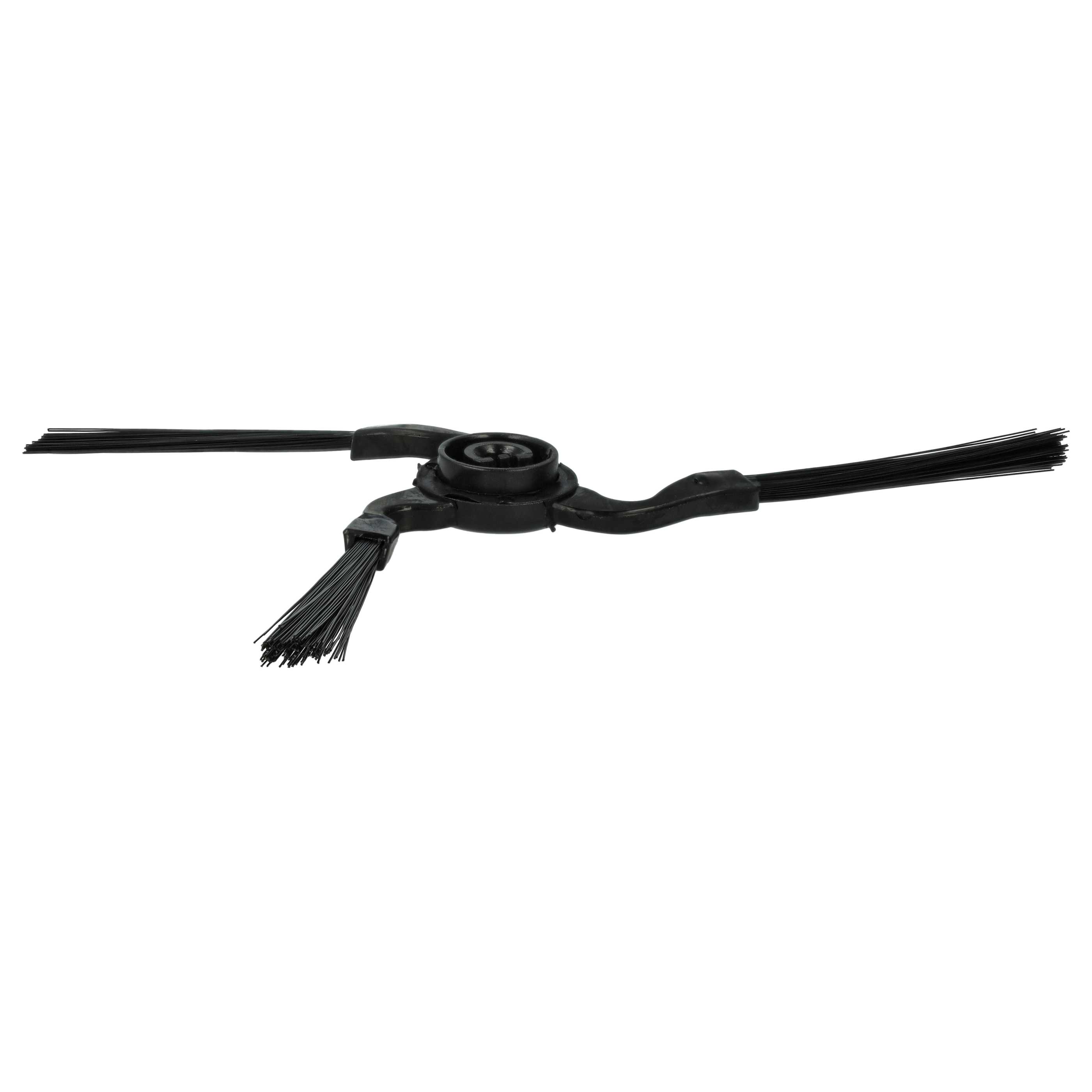2x Spazzola laterale (dx/sx) a 3 bracci sostituisce Miele 9724010, RX1-SB per robot aspirapolvere Miele - nero