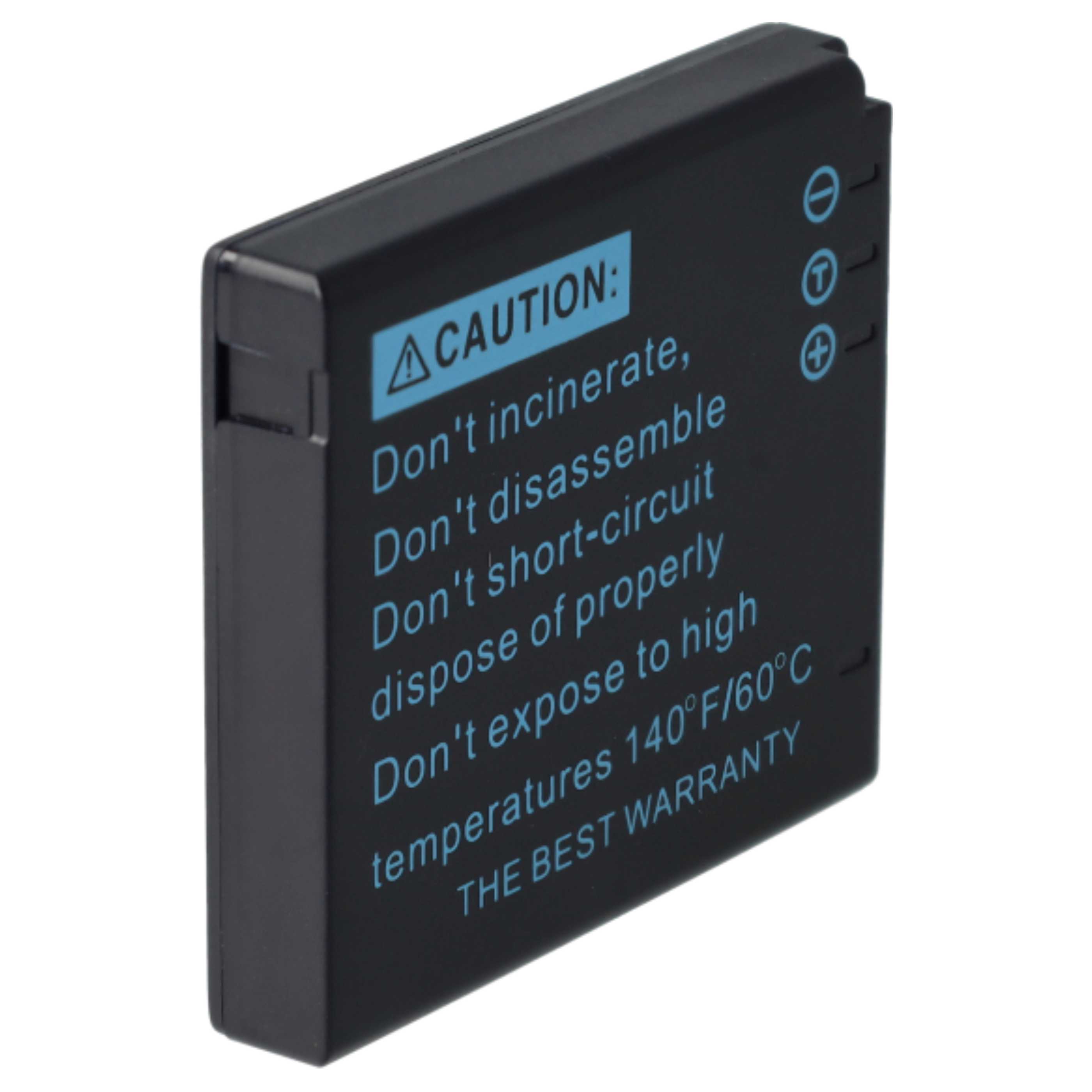 3x Batteria sostituisce Leica BP-DC6 per fotocamera - 600mAh 3,6V Li-Ion