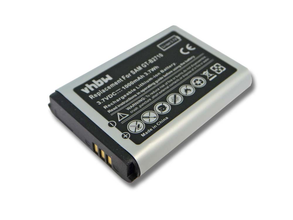 Mobile Phone Replacement Battery for Samsung B2710 - 1000mAh 3.7V Li-ion