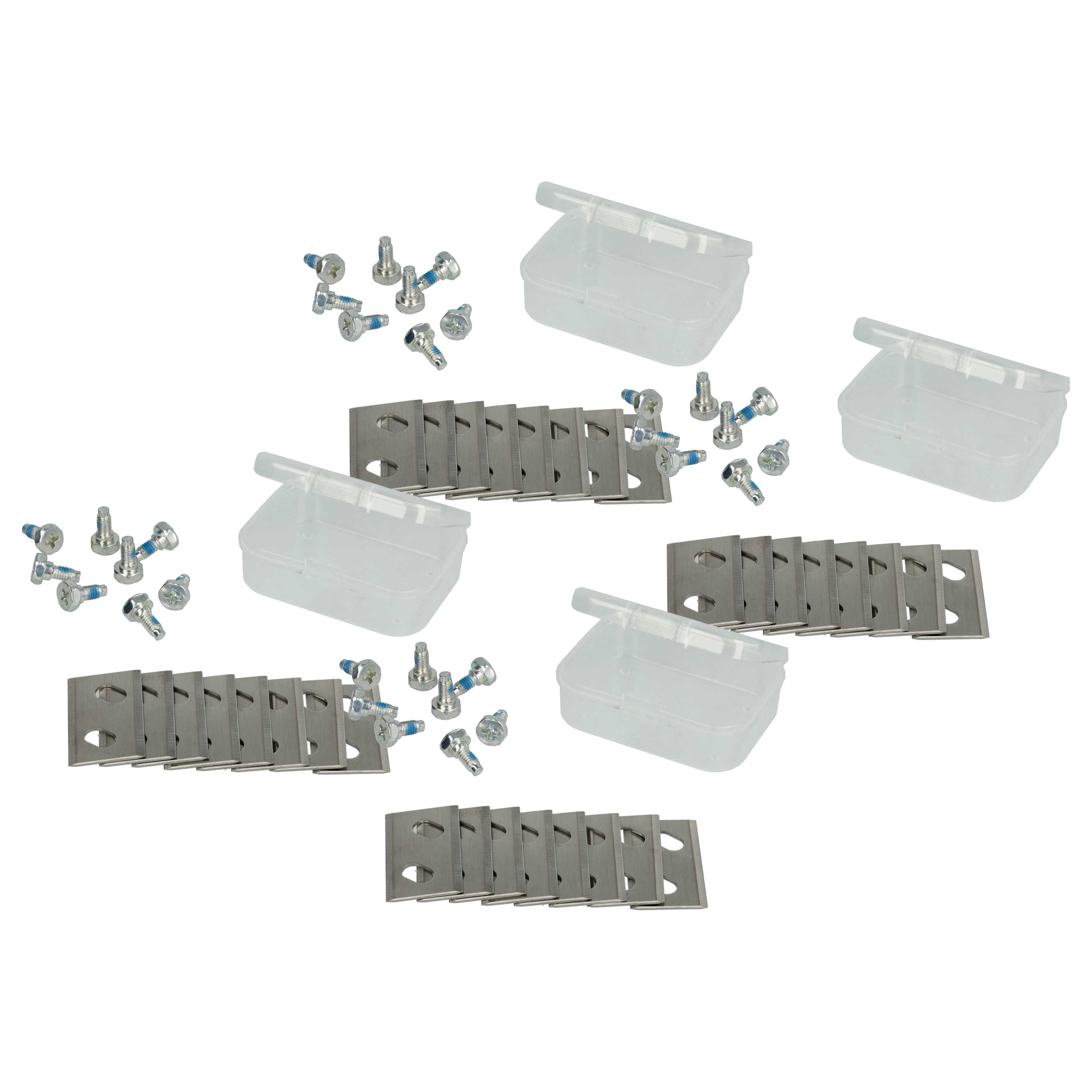24x Lames remplace Arnold 1111-M6-1008 pour tondeuse – Couteaux acier chrome-carbone, Silber