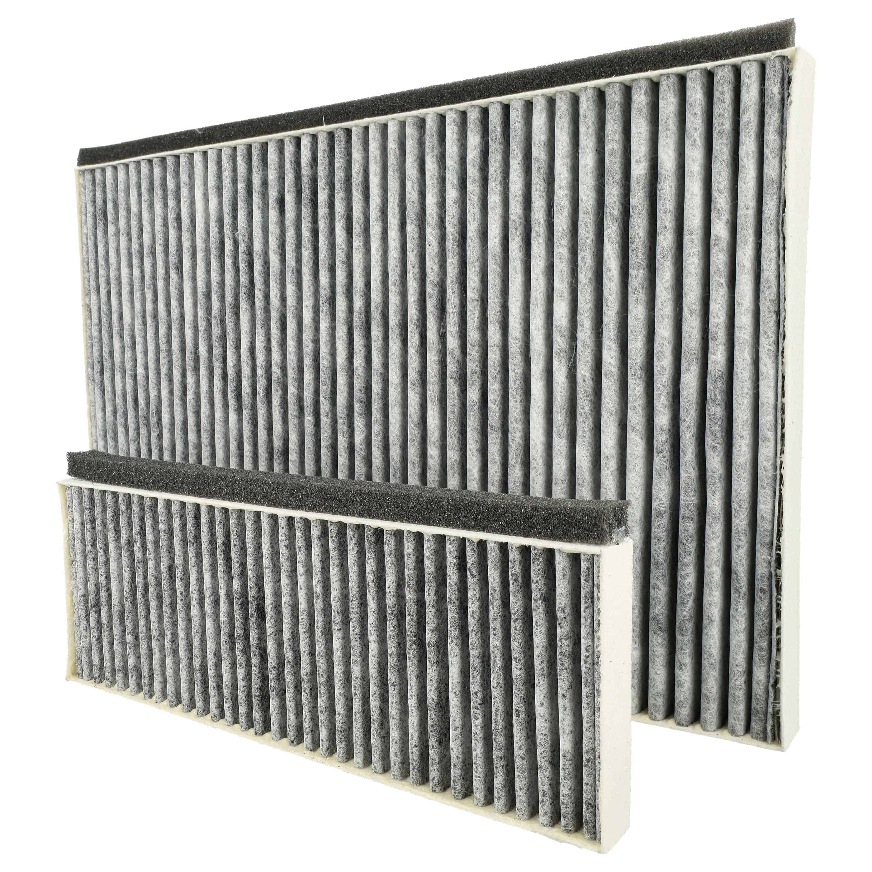 8x filtres pour hotte aspirante remplacement pour Alapure HFK8700 - filtre à charbon actif