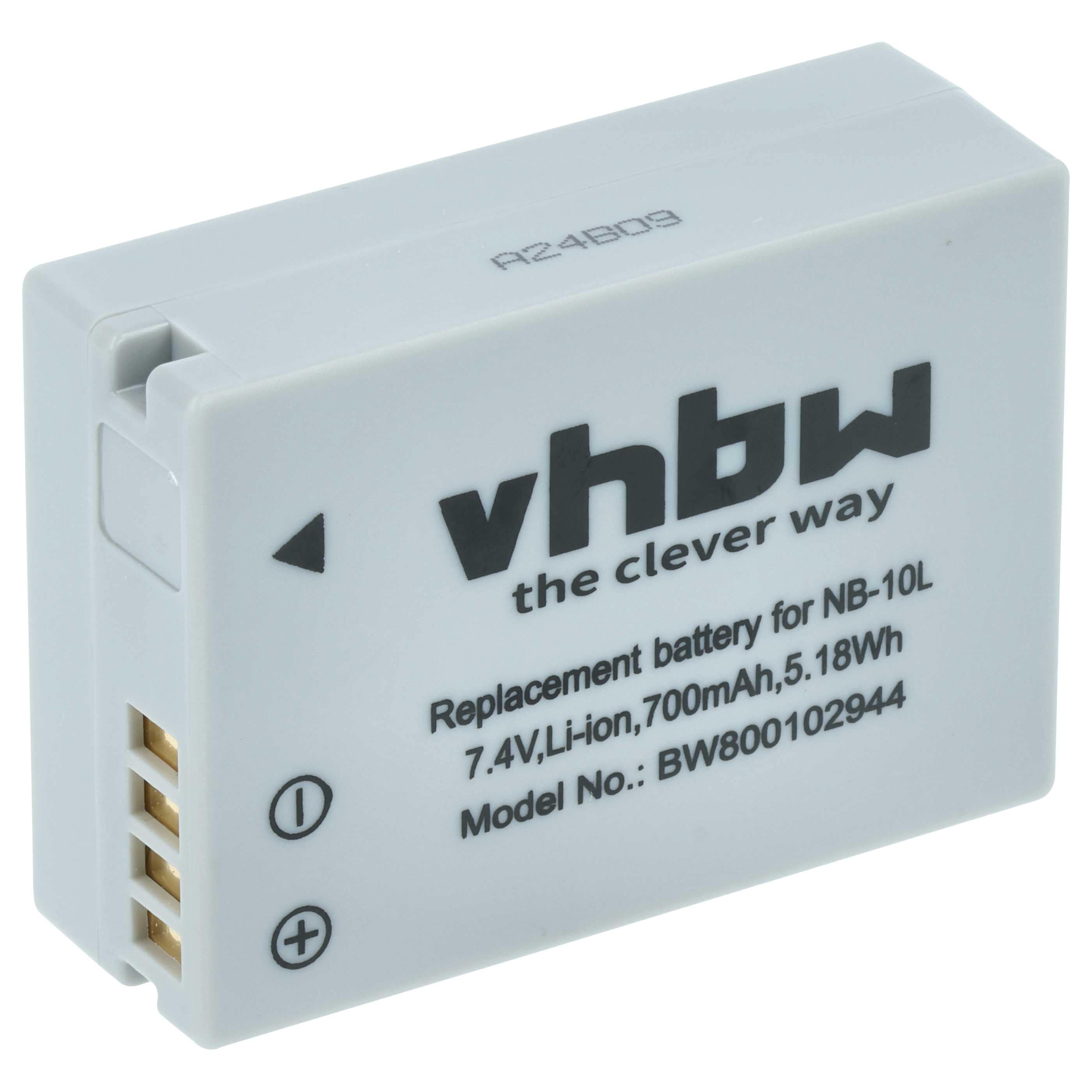 Battery replaces Canon NB-10L - 700mAh, 7.4V, Li-Ion