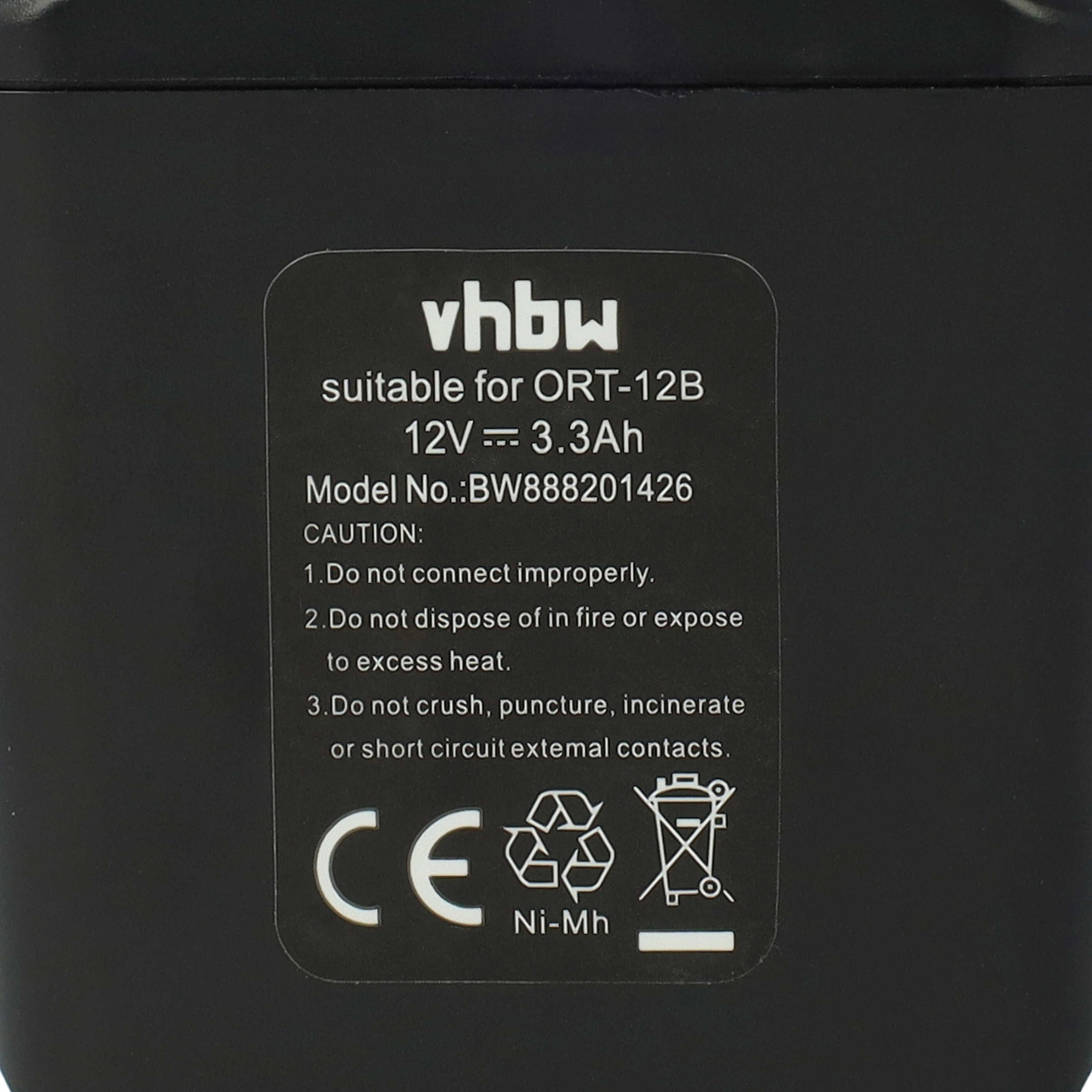 Batteria per attrezzo - 3000 mAh, 12 V, NiMH