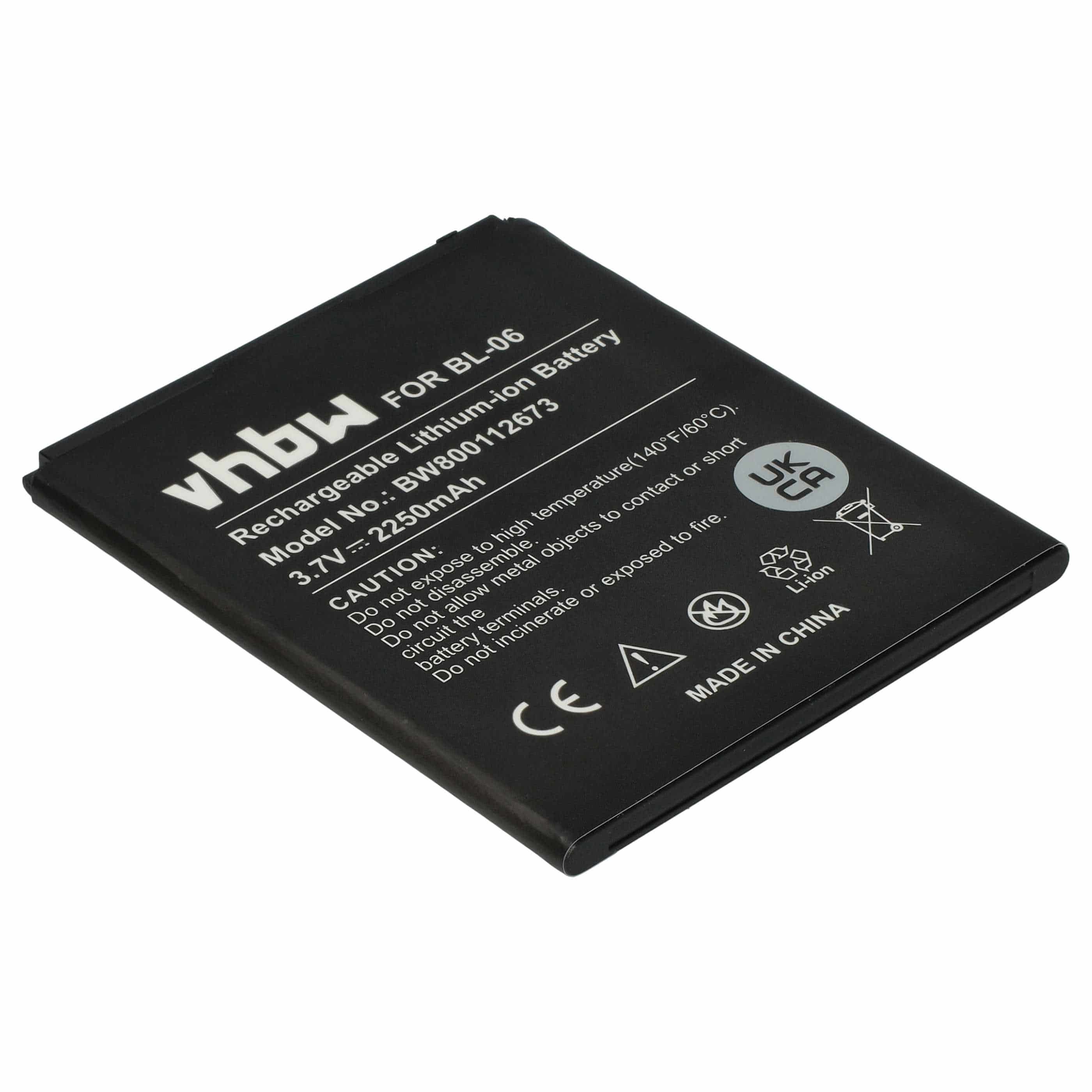 Akumulator do telefonu smartfona zamiennik BL-06 - 2250 mAh 3,7 V Li-Ion