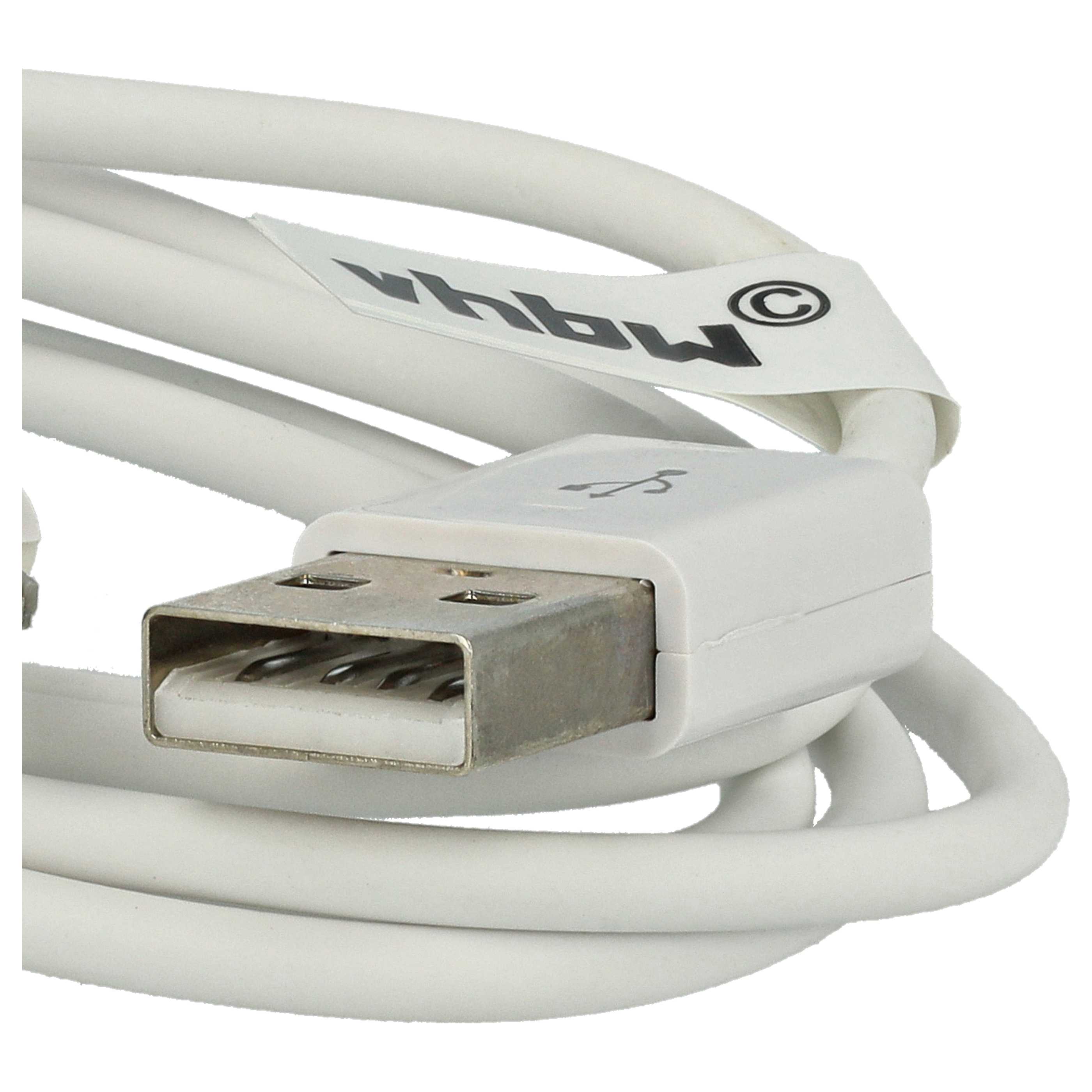 USB Datenkabel passend für Apple iPhone u.a., 80 cm