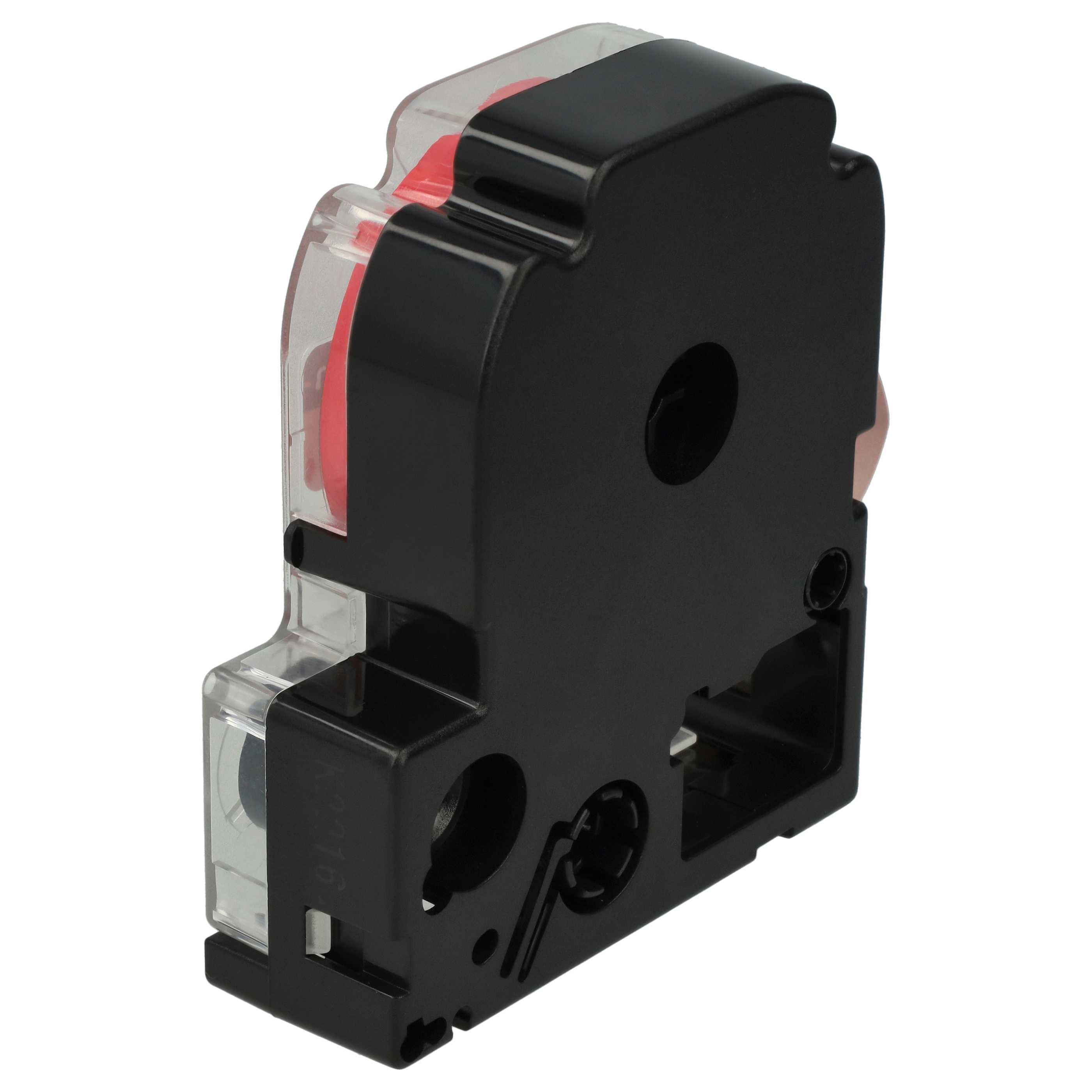 Label Tape replaces Epson LC-4YRN - 12 mm Black to Red