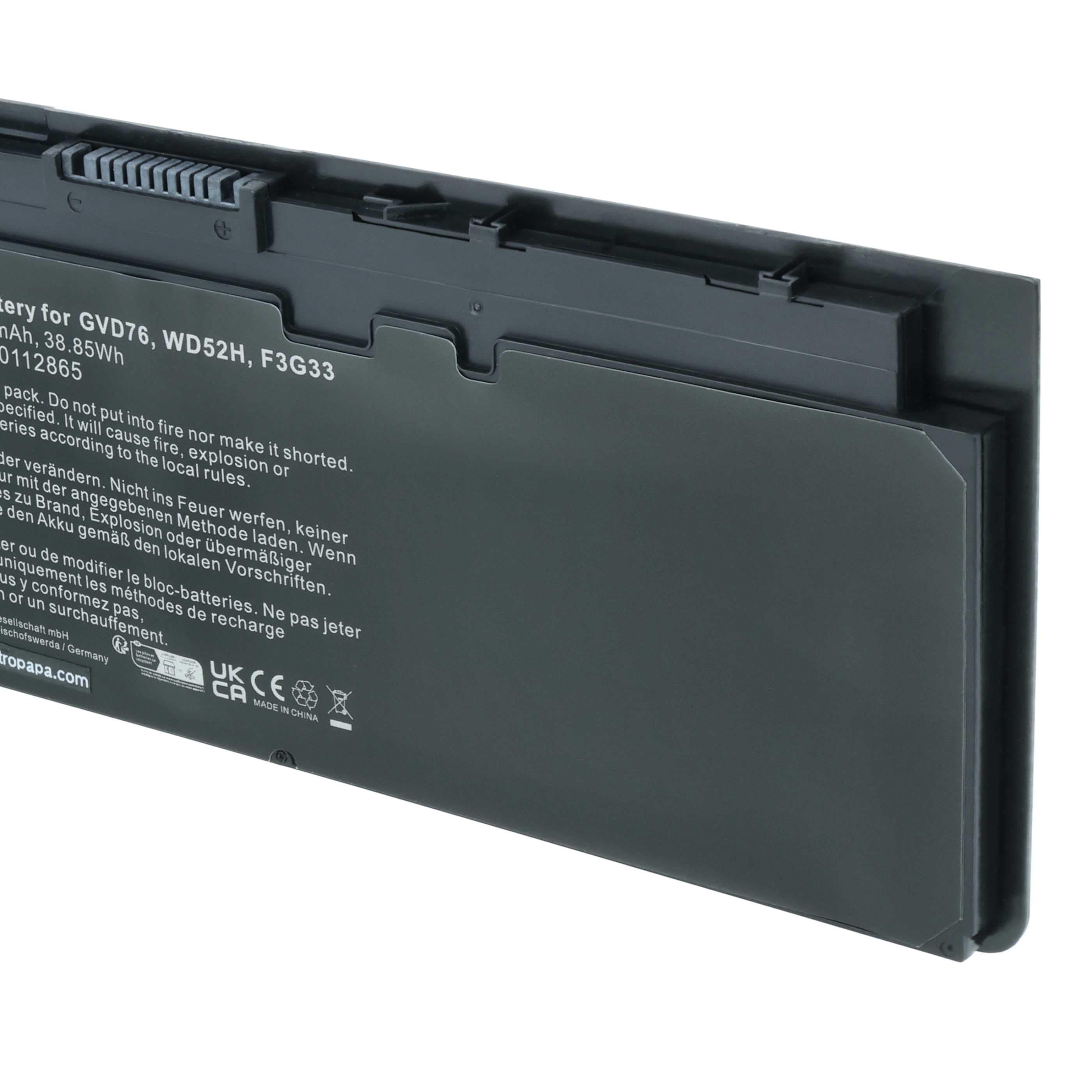 Akumulator do laptopa zamiennik Dell 0W57CV, 9C26T, 451-BBFW, GVD76, 451-BBFX - 3500 mAh 11,1 V Li-Ion, czarny