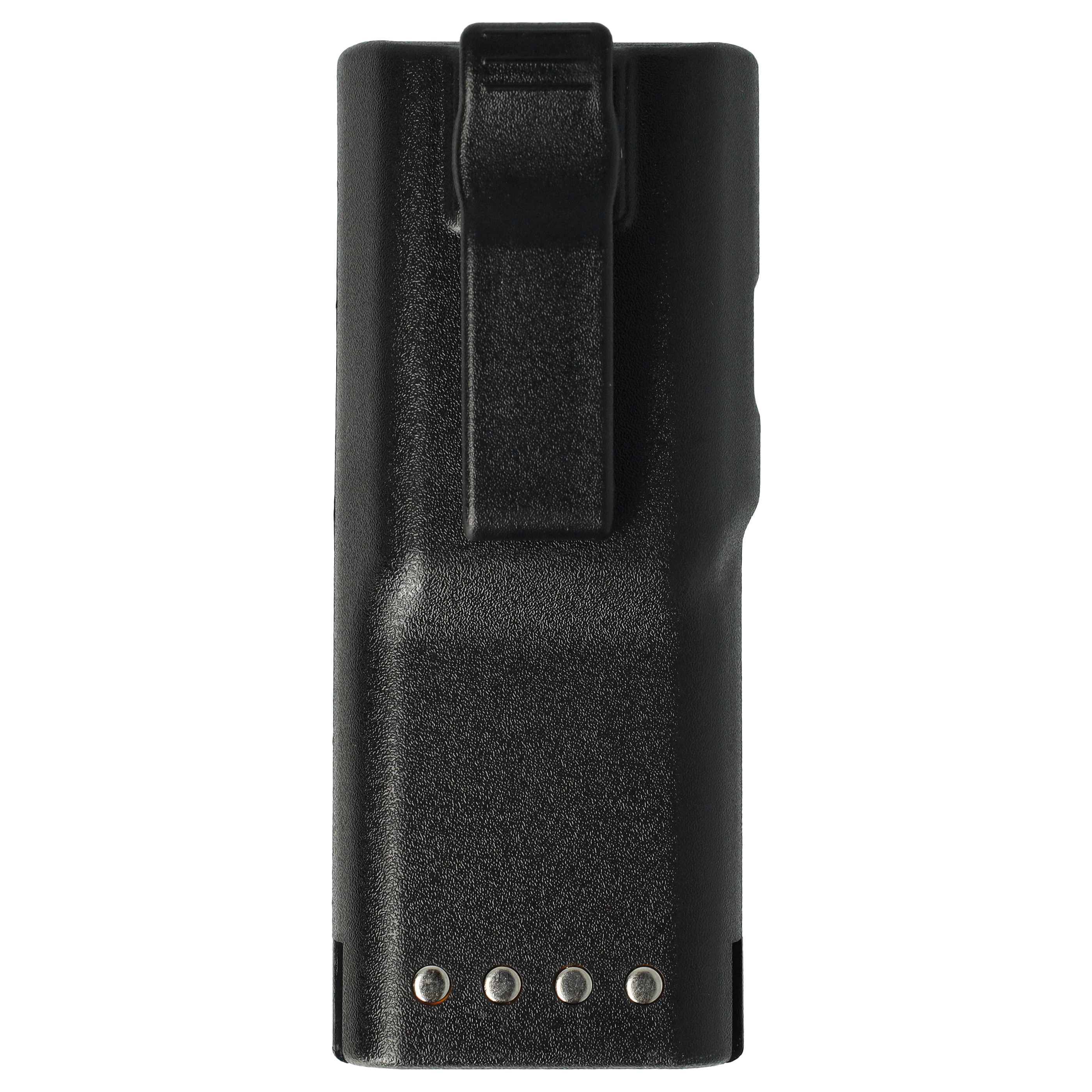 Akku als Ersatz für Motorola HNN8133C, HNN8308A, HNN9628 für Funkgerät - 1800mAh 7,5V NiMH + Gürtelclip