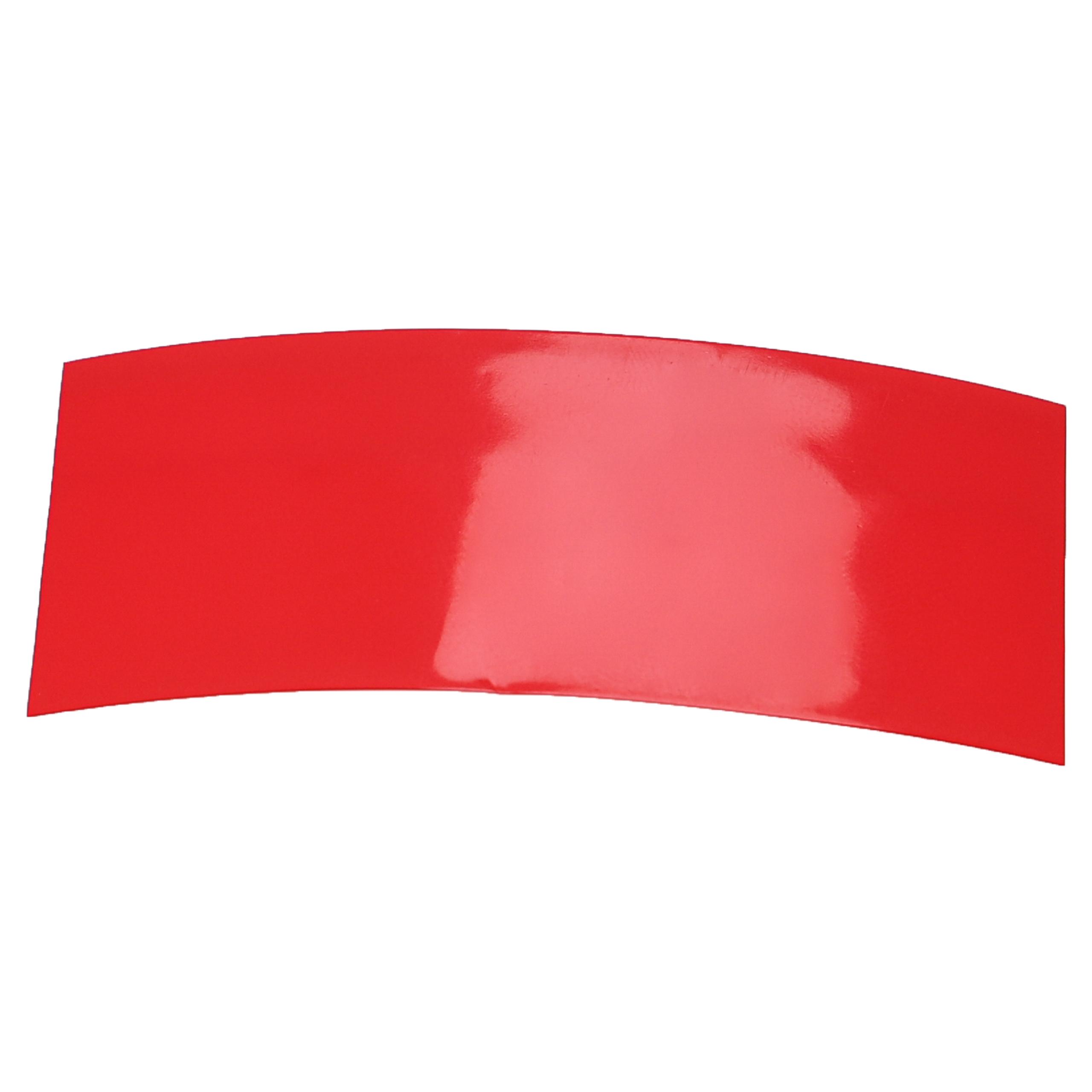 10x tubo termorestringente adatto a 18650 celle per batteria - Film retraibile rosso