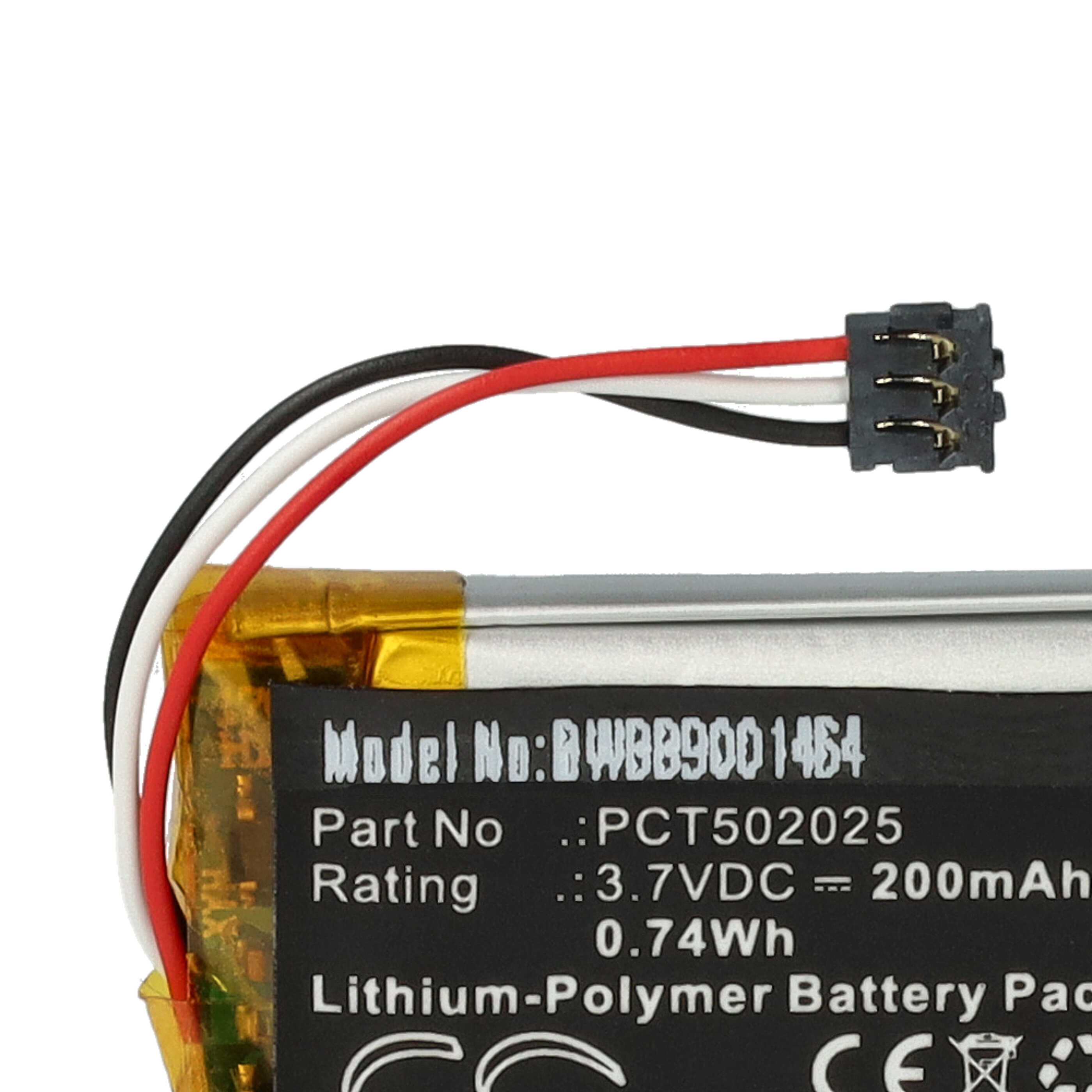 Akumulator do mikrofonu zamiennik DJI PCT502025 - 200 mAh 3,7 V LiPo