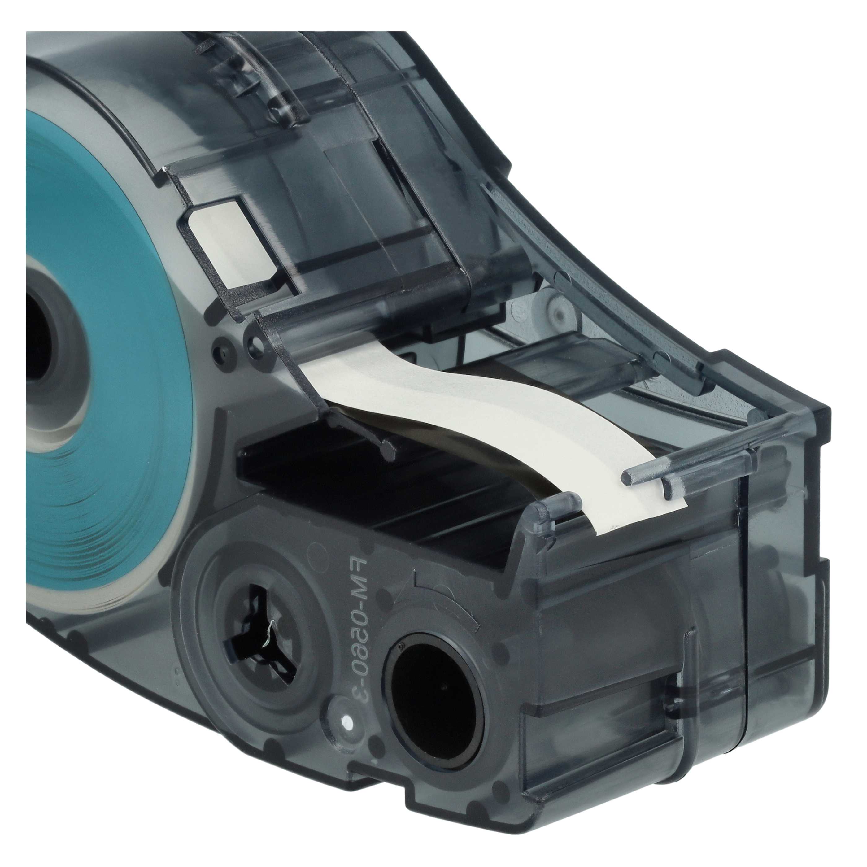 5x Cassetta nastro sostituisce Brady M21-250-423 per etichettatrice Brady 6,35mm nero su bianco, poliestere