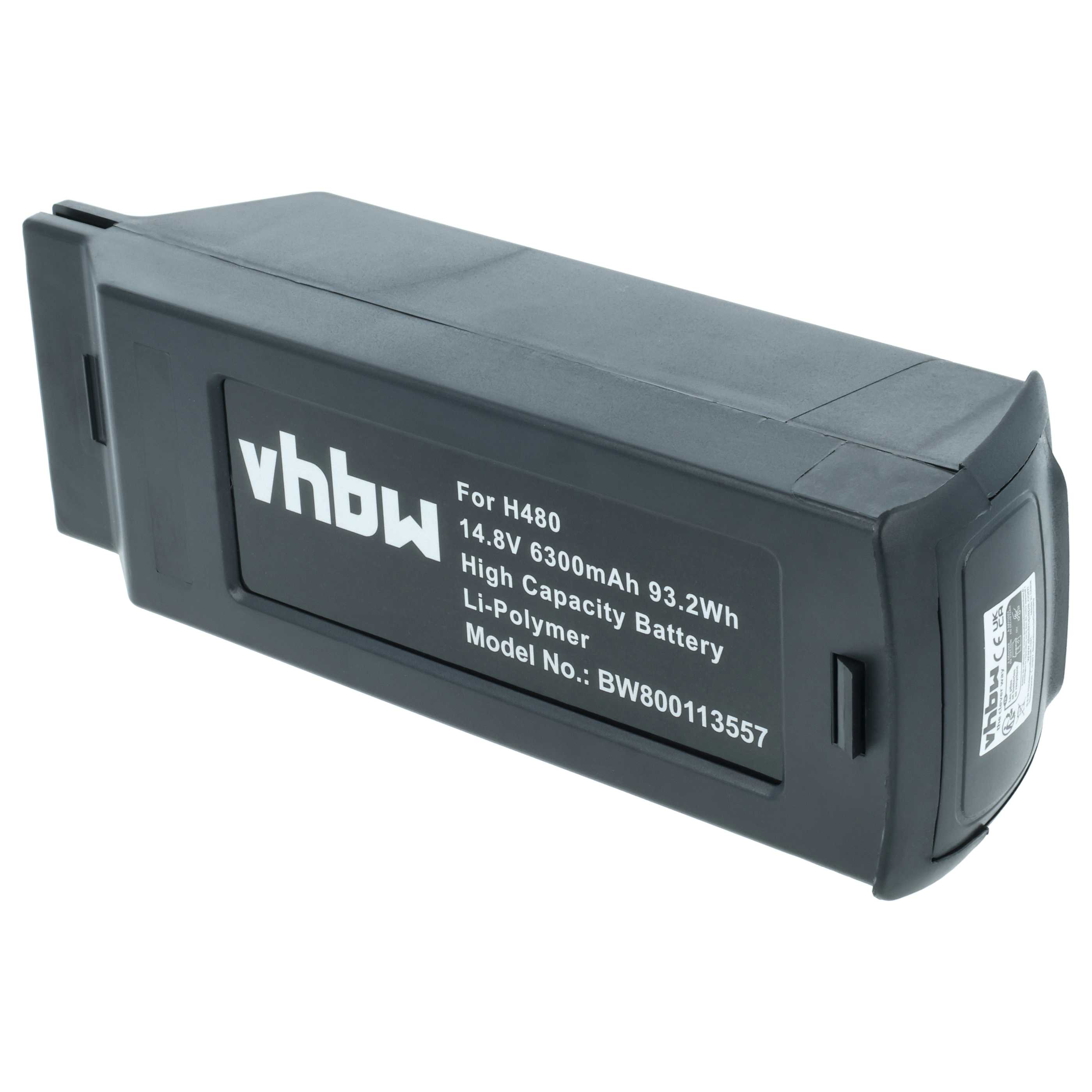 Batteria per drone quadri e multicottero sostituisce Yuneec YUNH105, YUNTYH105 - 6300mAh 14,8V Li-Poly