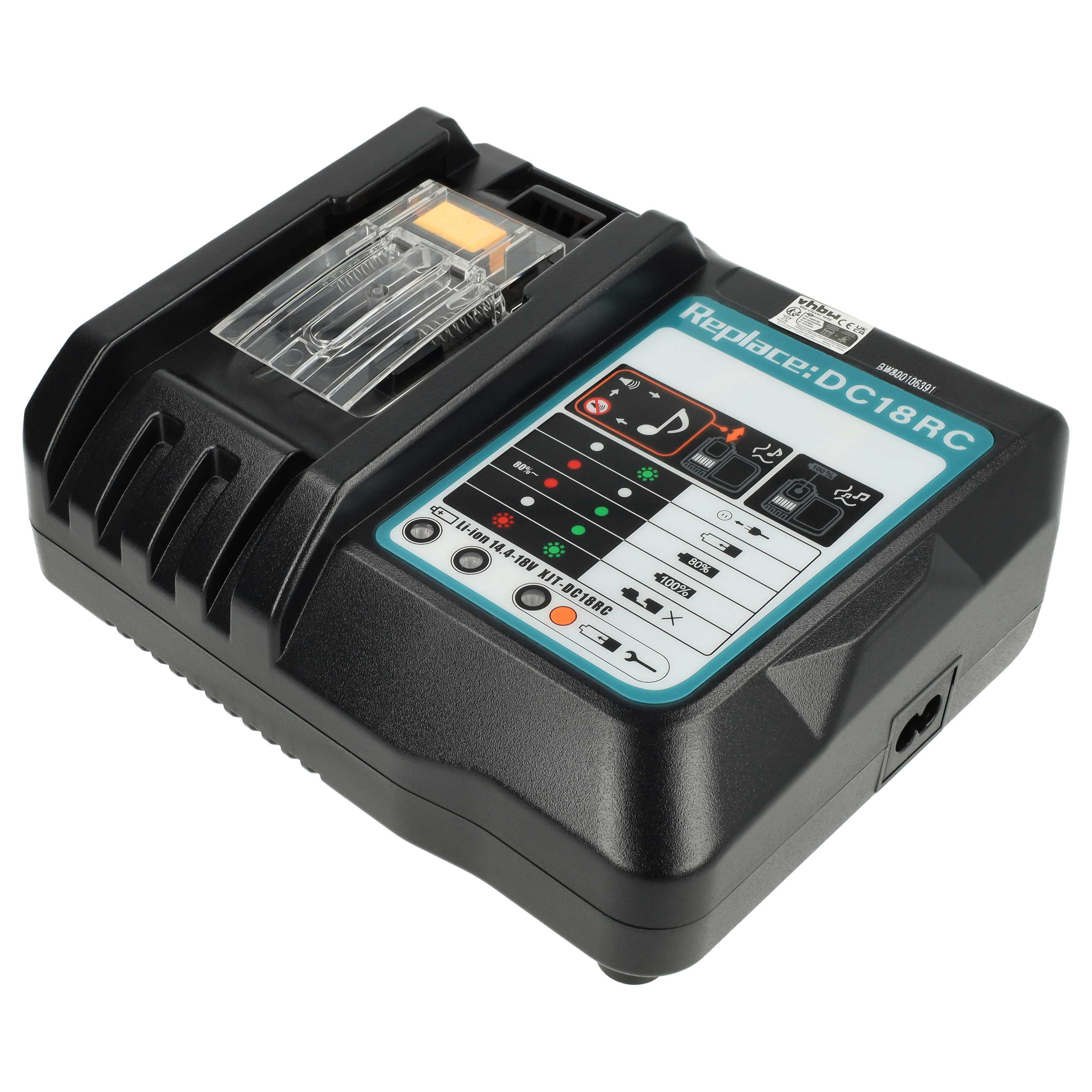 Charger replaces Makita DC18RC, DC18SD, DC18 for Dolmar Power Tool Batteries etc. Li-Ion 14.4 V / 18 V