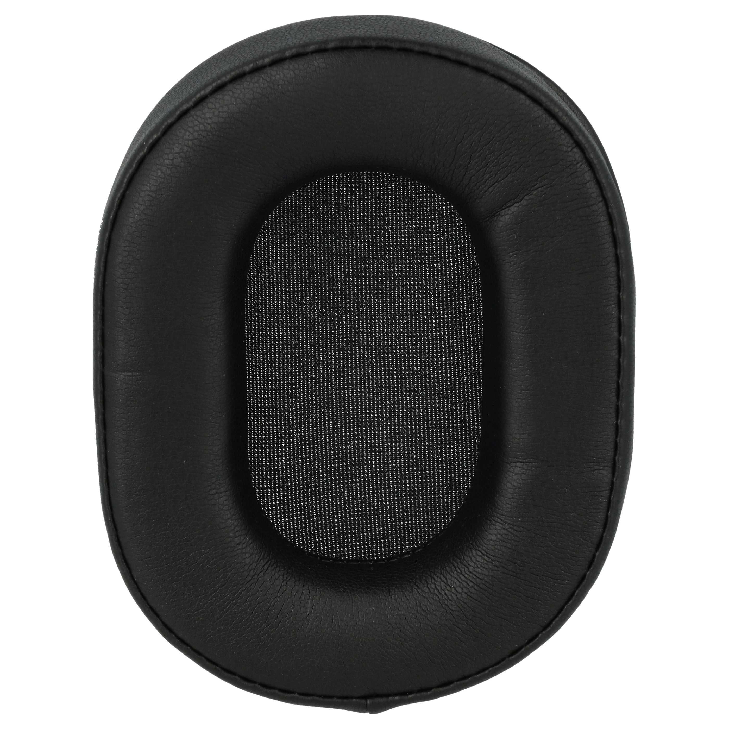 2x Ear Pads replaces SOULWIT ATH* - foam / synthetic leather / plastic, 22 mm thick