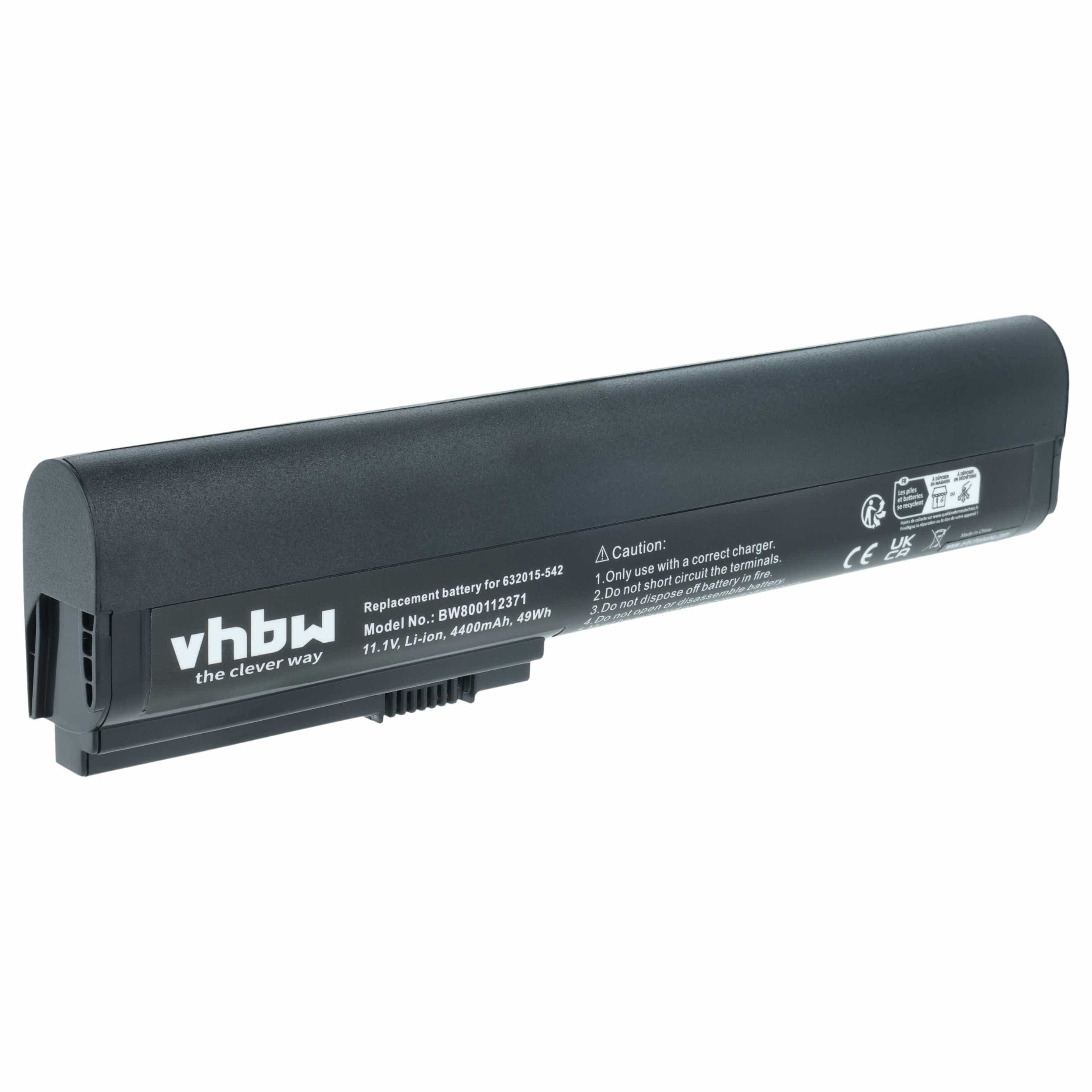 Akumulator do laptopa zamiennik HP 632015-241, 632015-222, 463309-241 - 4400 mAh 11,1 V Li-Ion, czarny
