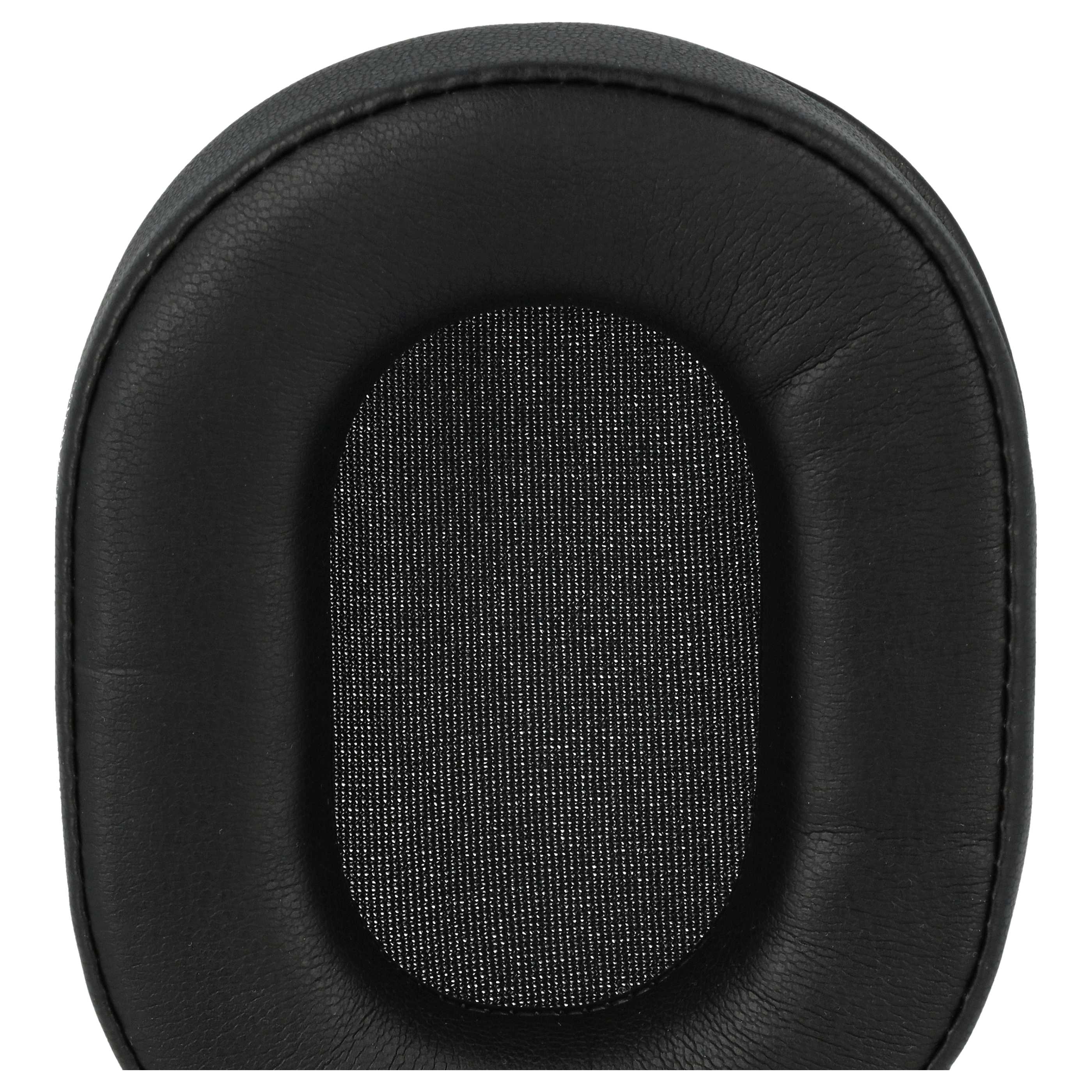 2x Ear Pads replaces SOULWIT ATH* - foam / synthetic leather / plastic, 22 mm thick