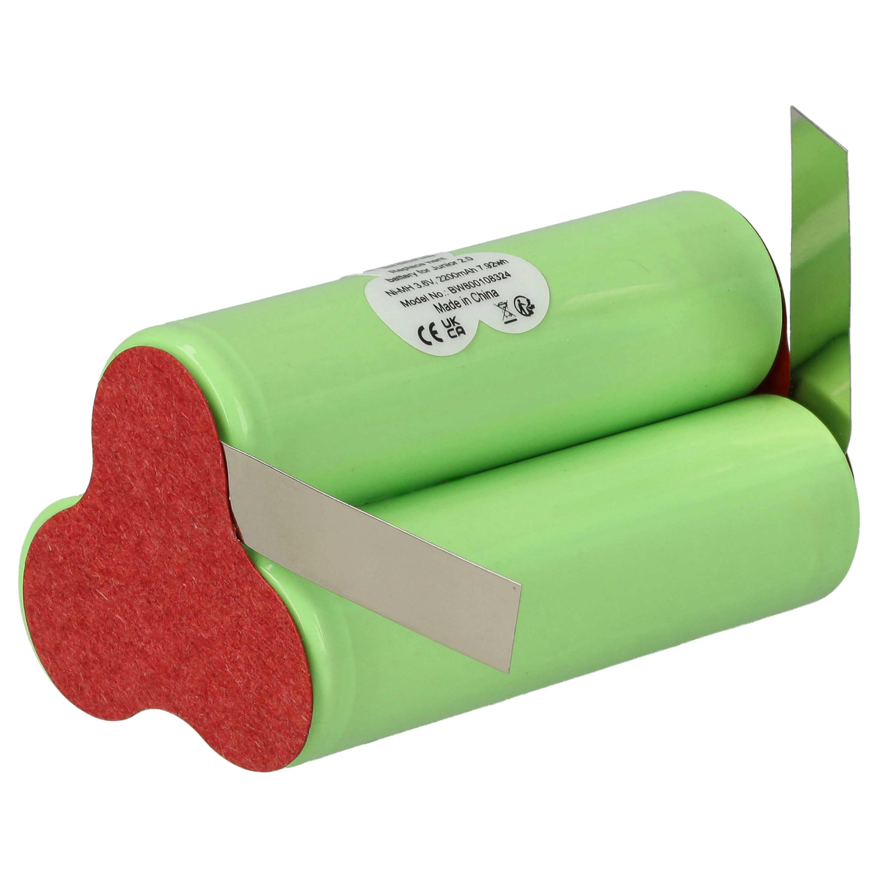 Battery replaces AEG/Electrolux Type 141 for AEG Electrolux 2000mAh, 3.6V, NiMH