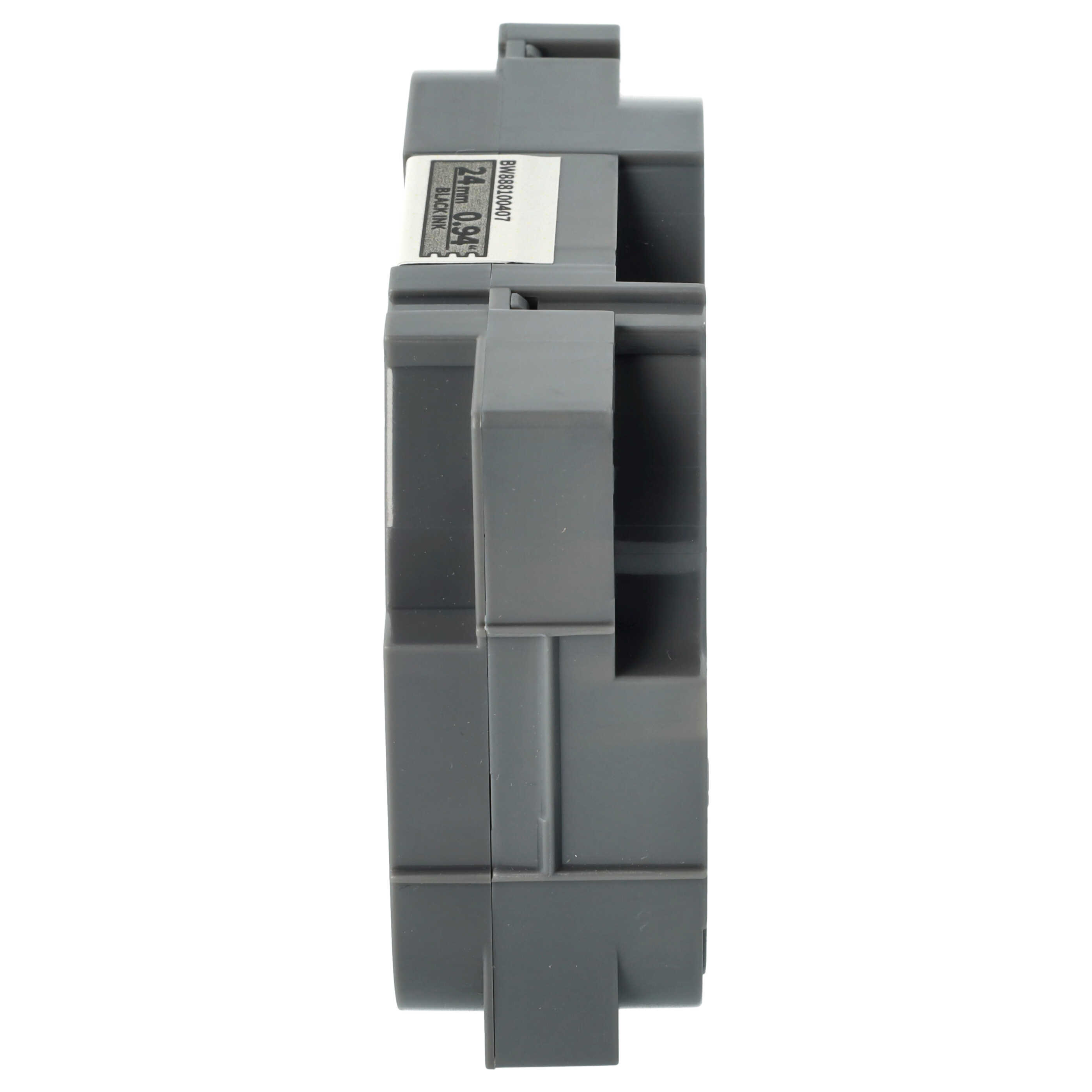 Cassette à ruban remplace Brother TZE-951 - 24mm lettrage Noir ruban Argent