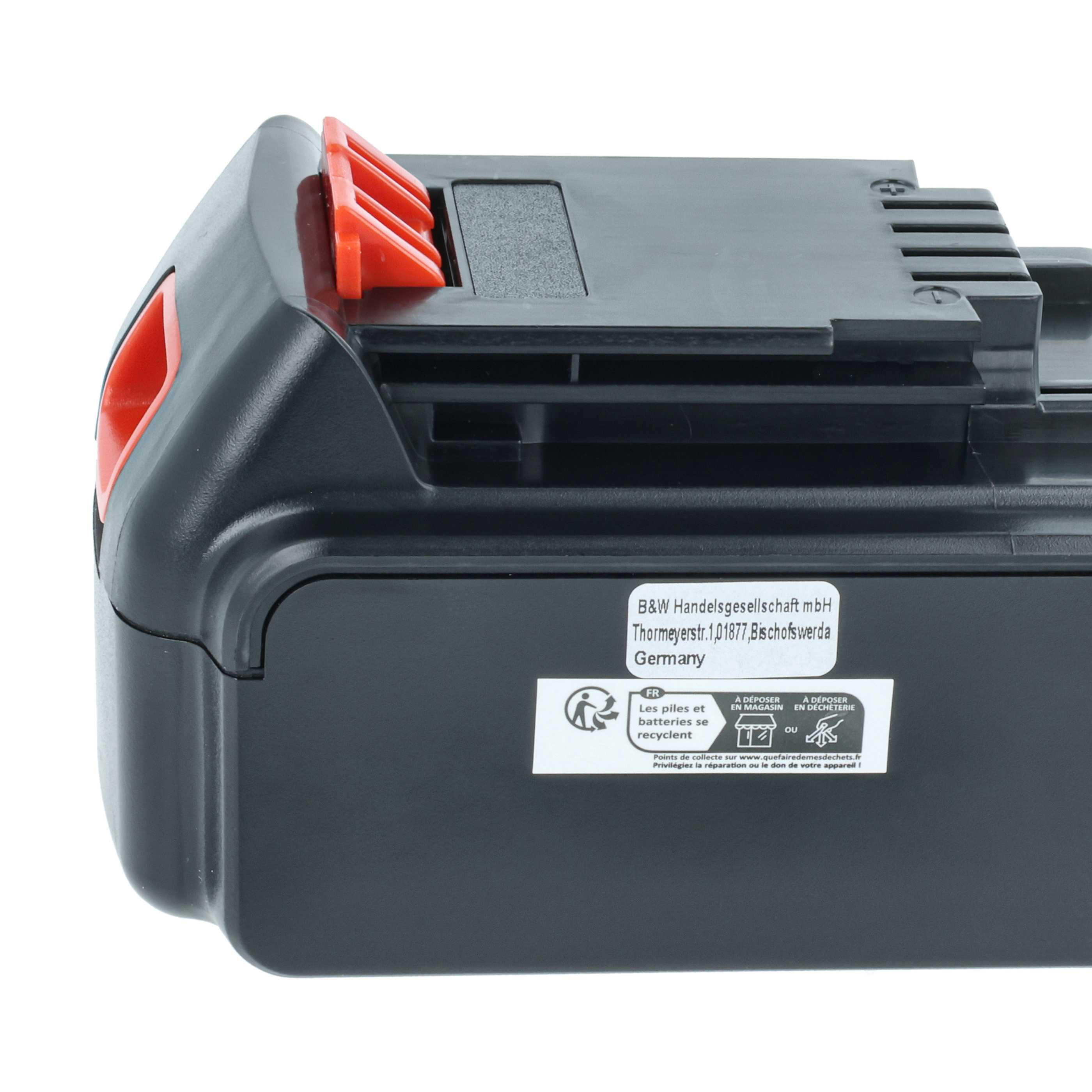 Battery replaces Black & Decker LBXR20, LBX20, LB20, LB2X4020 Electric Power Tool - 4000 mAh, 20 V, Li-Ion