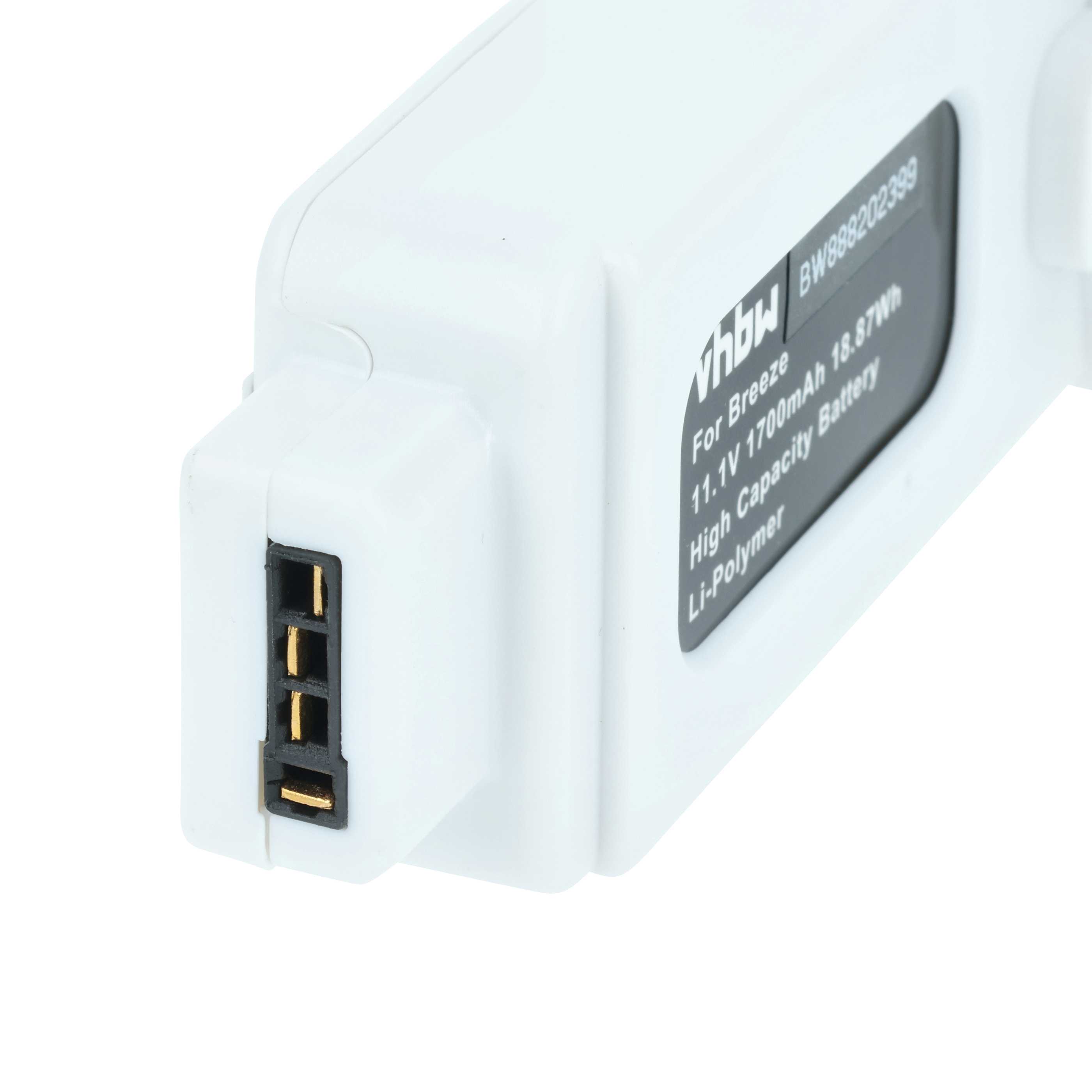 2x Batteries remplace Yuneec FCA105001 pour drone Yuneec- 1700mAh 11,1V Li-polymère
