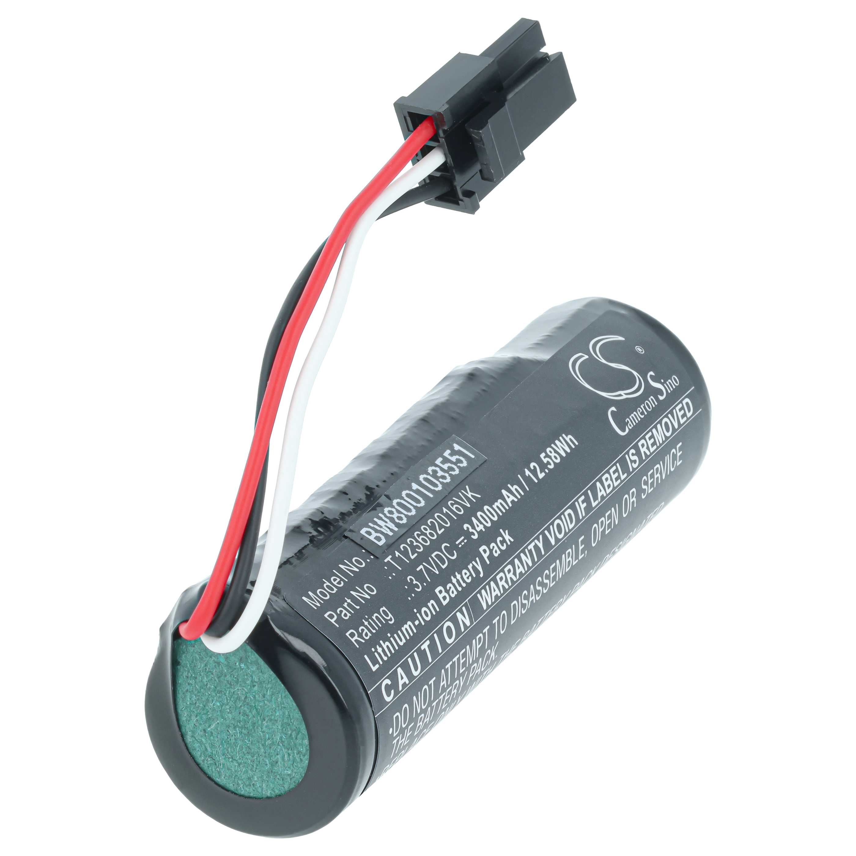 Batería reemplaza Logitech T123682016VK para altavoz Logitech - 3400 mAh