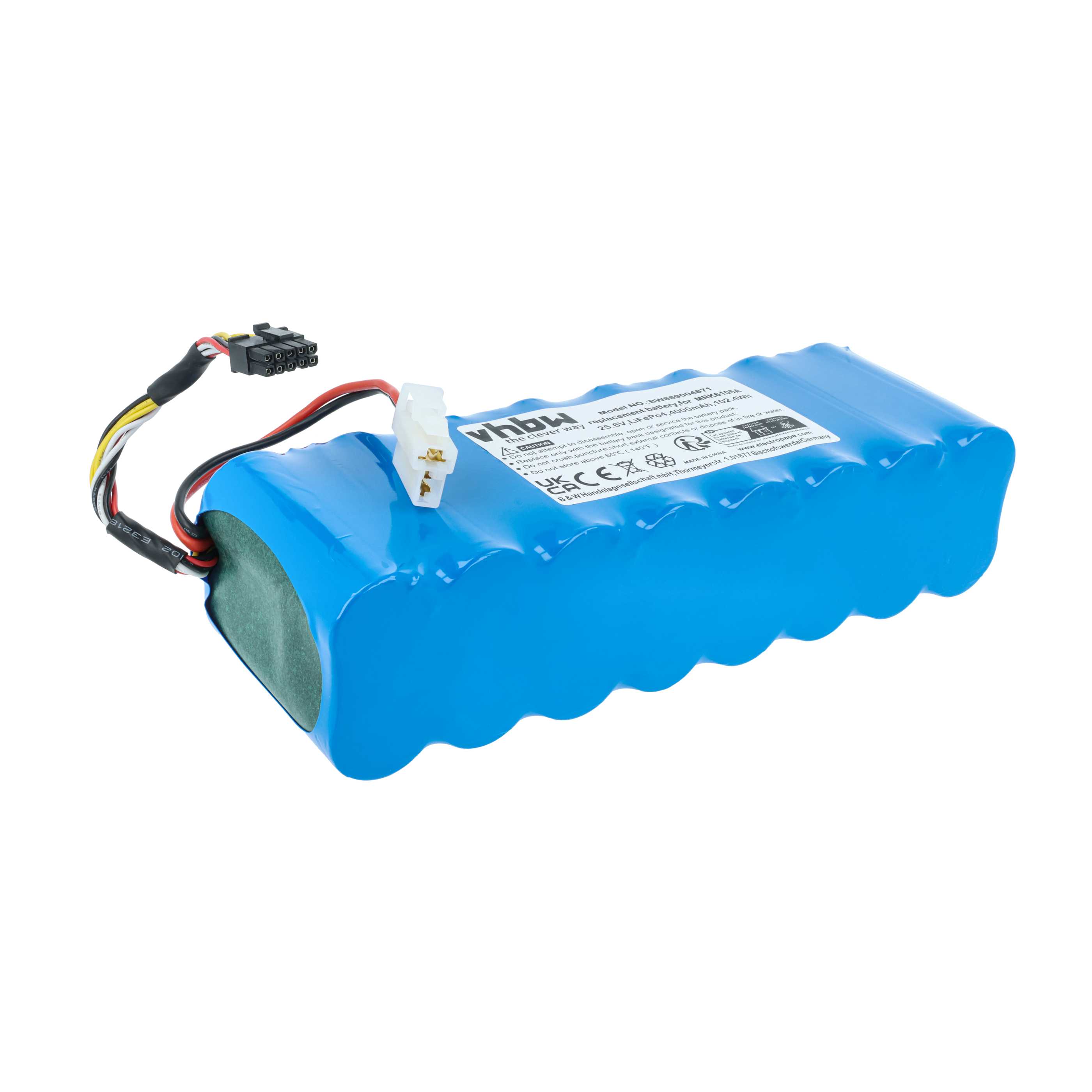 Batteria sostituisce BAT6000C, BAT6000A, MRK6103A, BAT6001B per tagliaerba - 4000mAh 25,6V LiFePO4