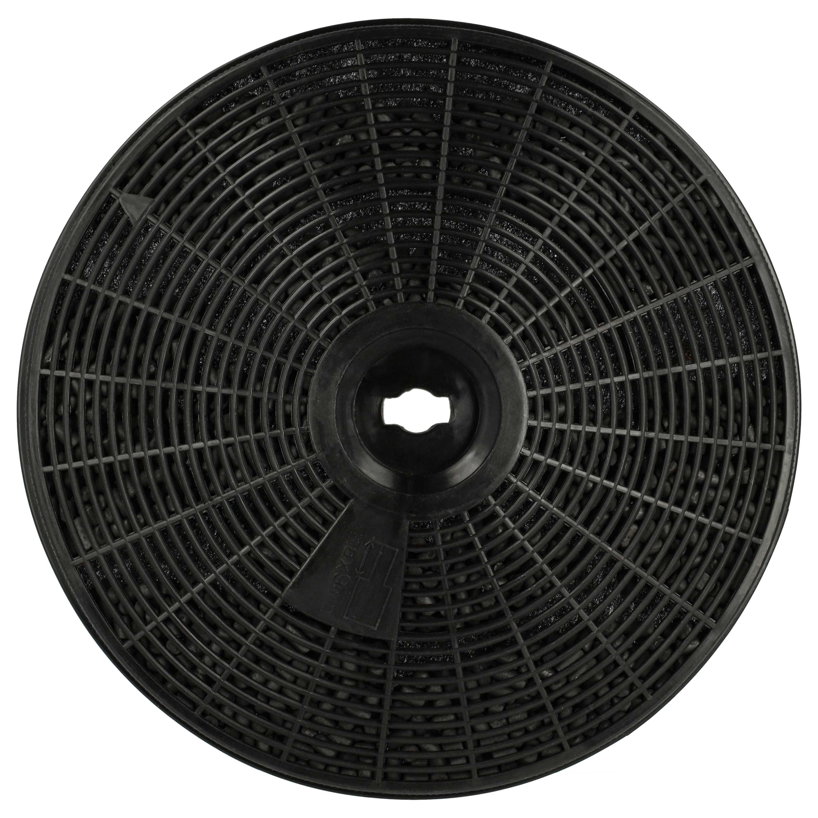 4x Filtres à charbon actif remplace Gorenje 127024 pour hotte Bauknecht
