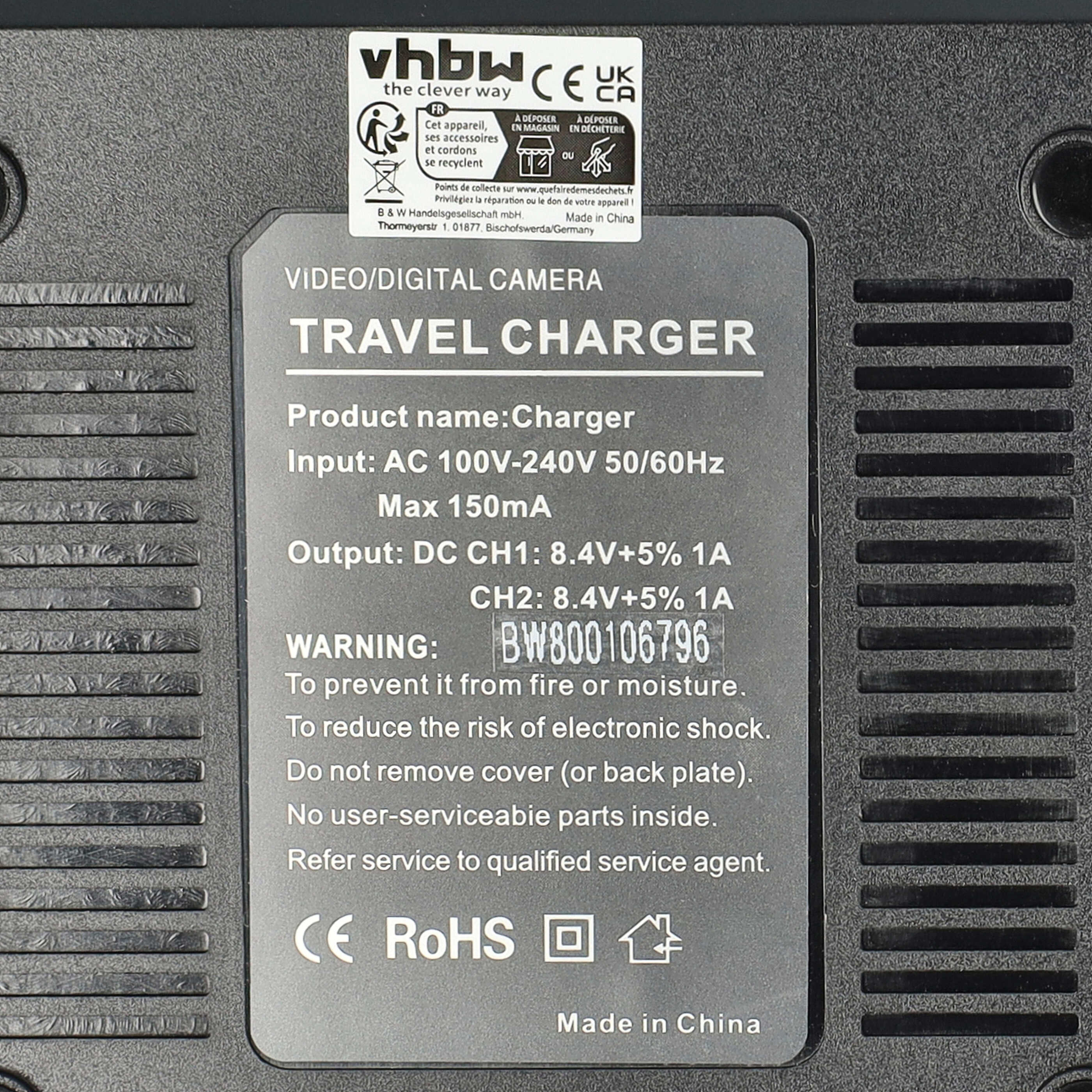 Chargeur pour appareil photo Sony NP-FP30 
