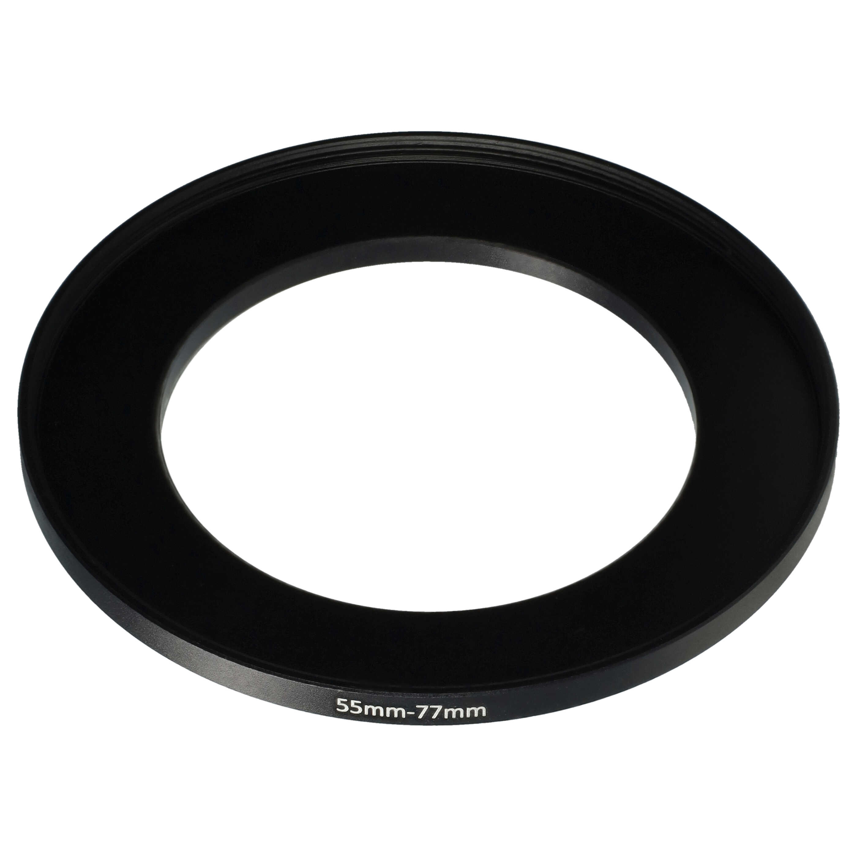 Step-Up-Ring Adapter 55 mm auf 77 mm passend für diverse Kamera-Objektive - Filteradapter