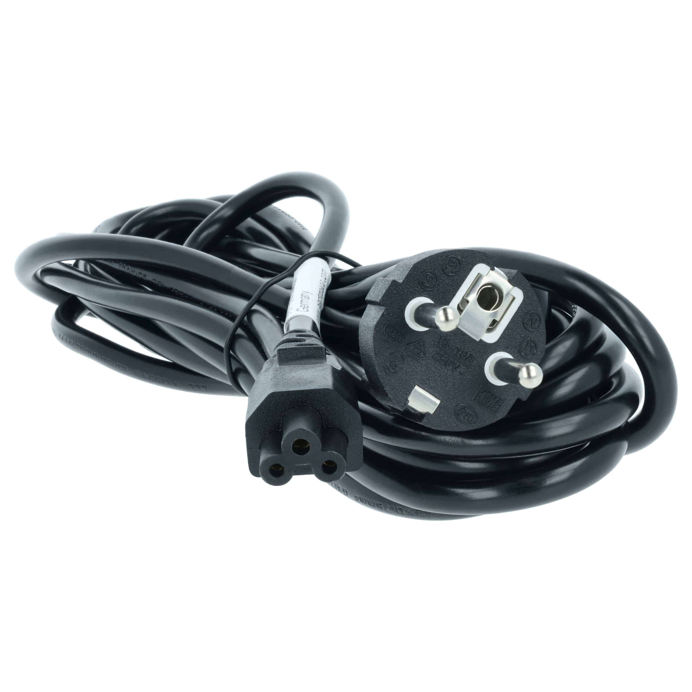 C5 Power Cable Euro Plug suitable for Vorwerk VR200 base station, VR300 base station Robot Vacuum Cleaner - 5