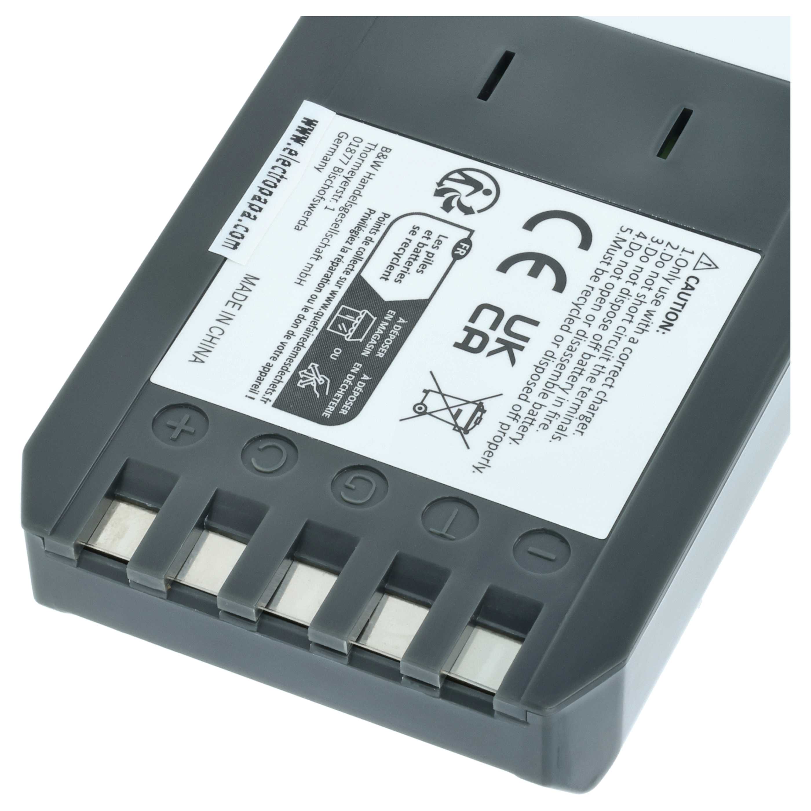 2x Akumulator do przyrządu pomiarowego zamiennik Fluke BP7235, 668225, 116-066 - 2500 mAh 7,2 V NiMH